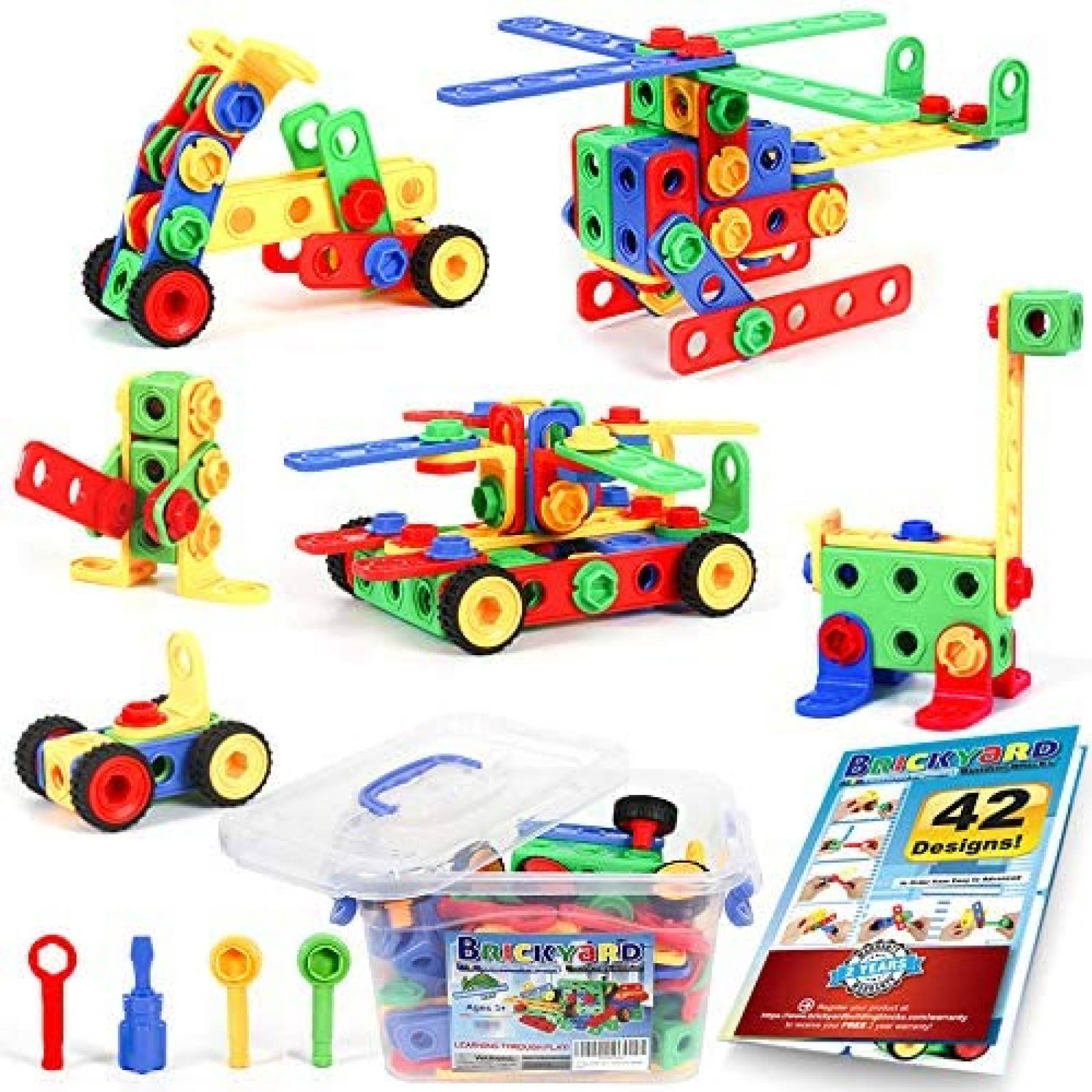Juguete Armable Brickyard Building Blocks 101 Piezas