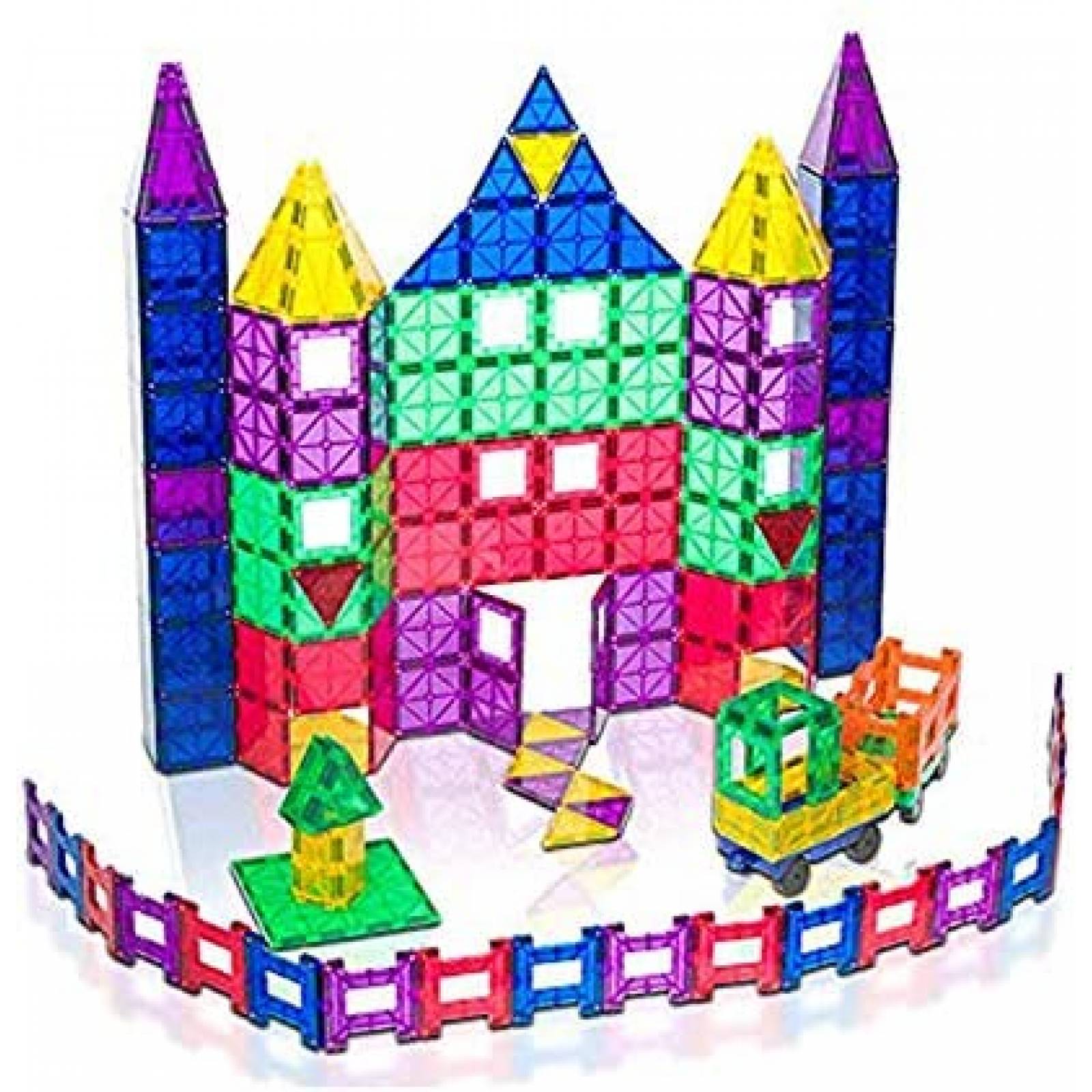 Bloques para Apilamiento Playmags 150 Pzs Durables -Morado 