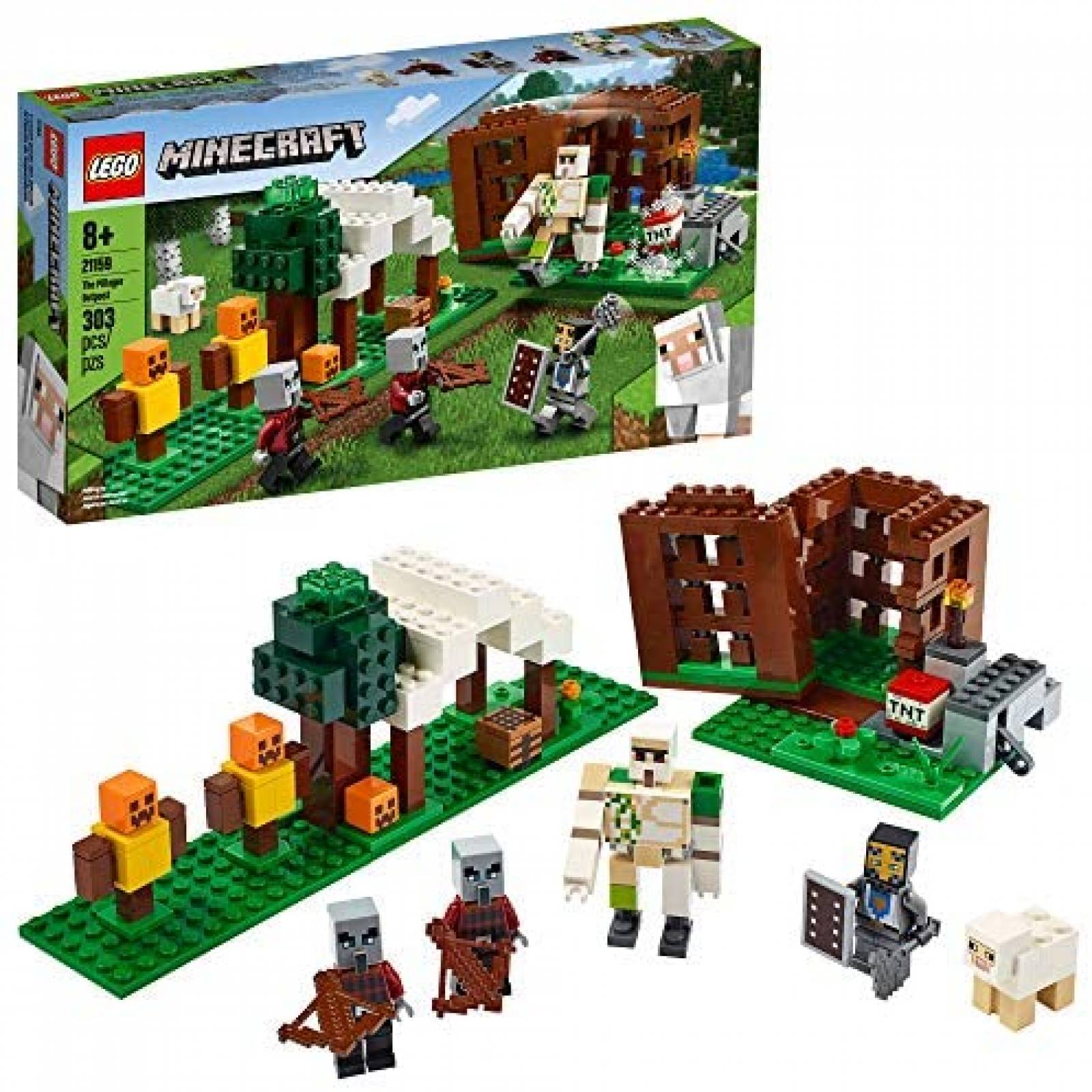 Juguete Armable LEGO 303 Piezas de Mincecraft para Niños 