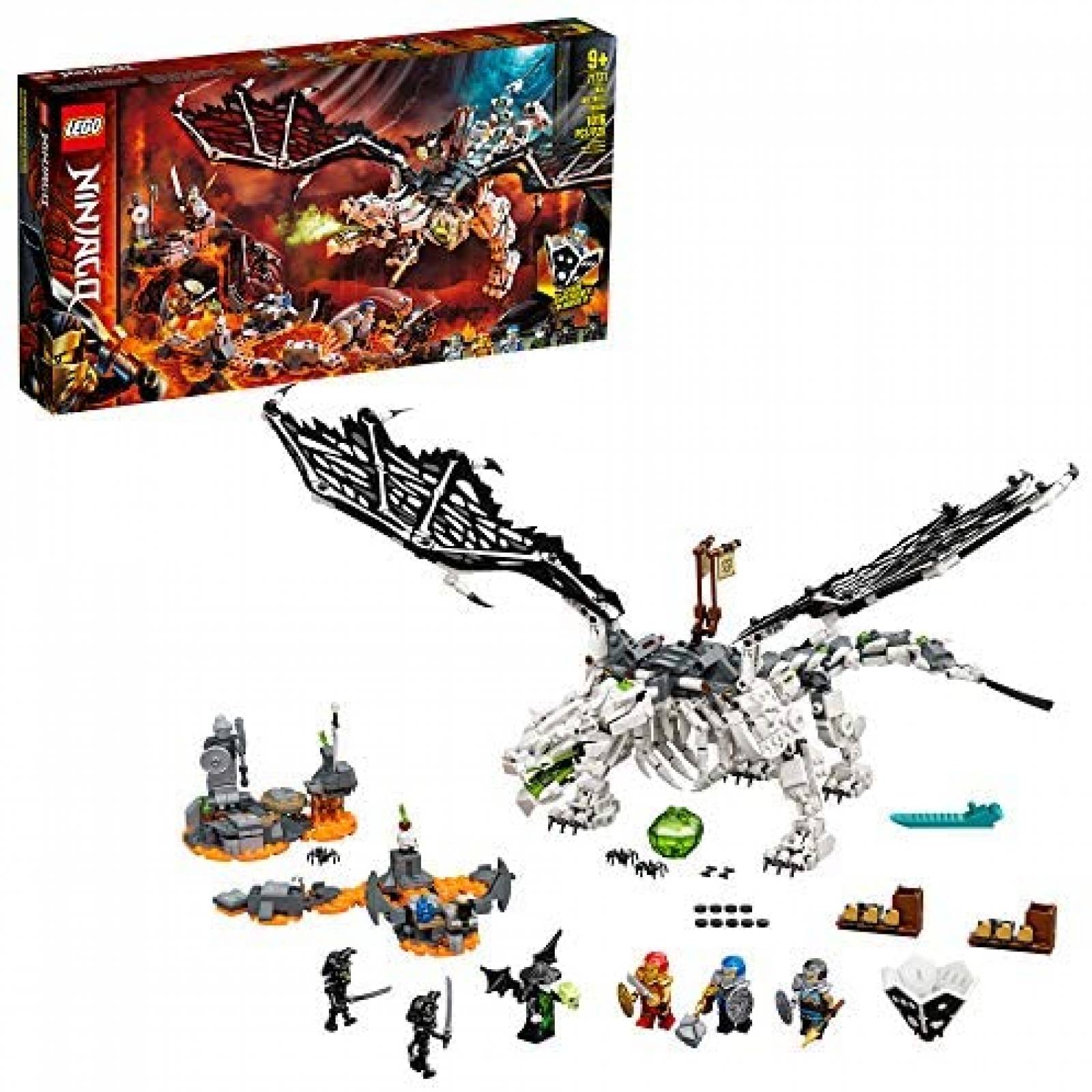 Juguete Armable LEGO Temática Ninjago 1016 Piezas -Blanco 