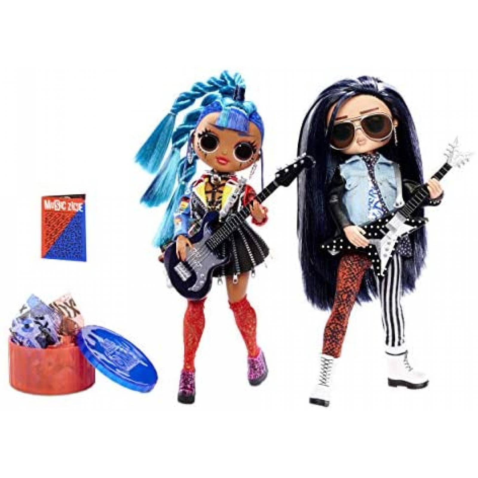 2 Muñecas de Juguete L.O.L. Surprise! Rockeras para Niñas