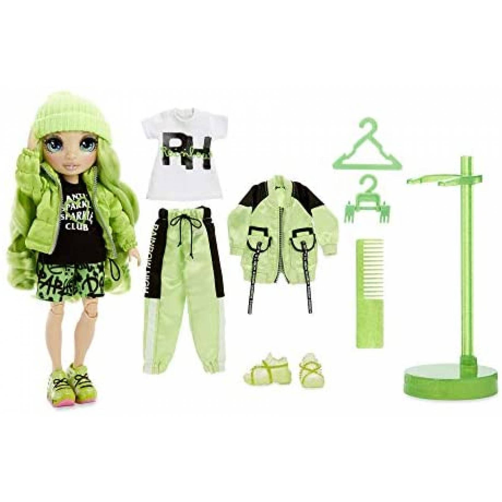 Muñeca de Juguete Rainbow Surprise 1'' x 1'' x 1'' -Verde 