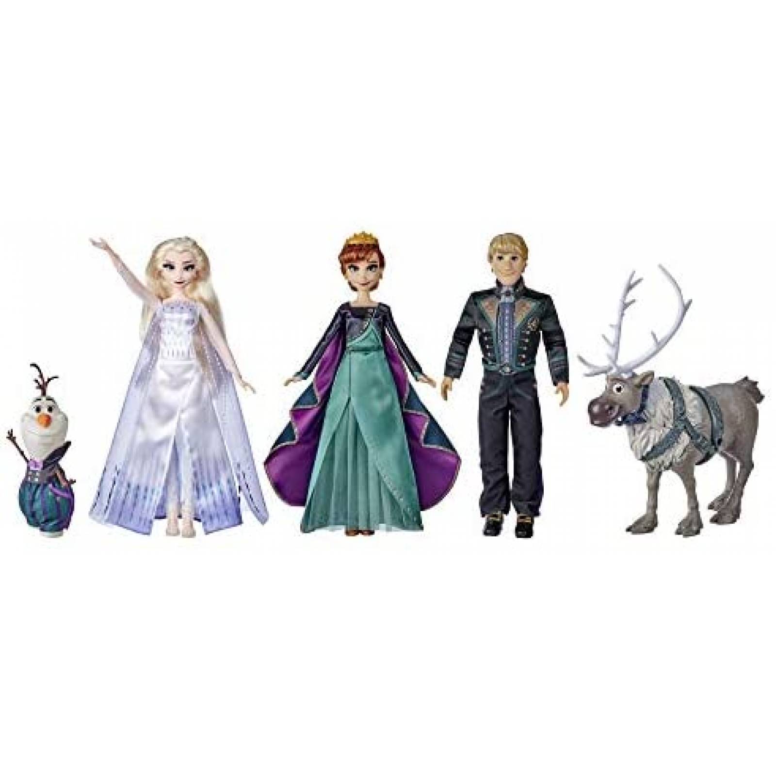 Set de Muñecos Disney Frozen 2 con Atuendo y Accesorios 
