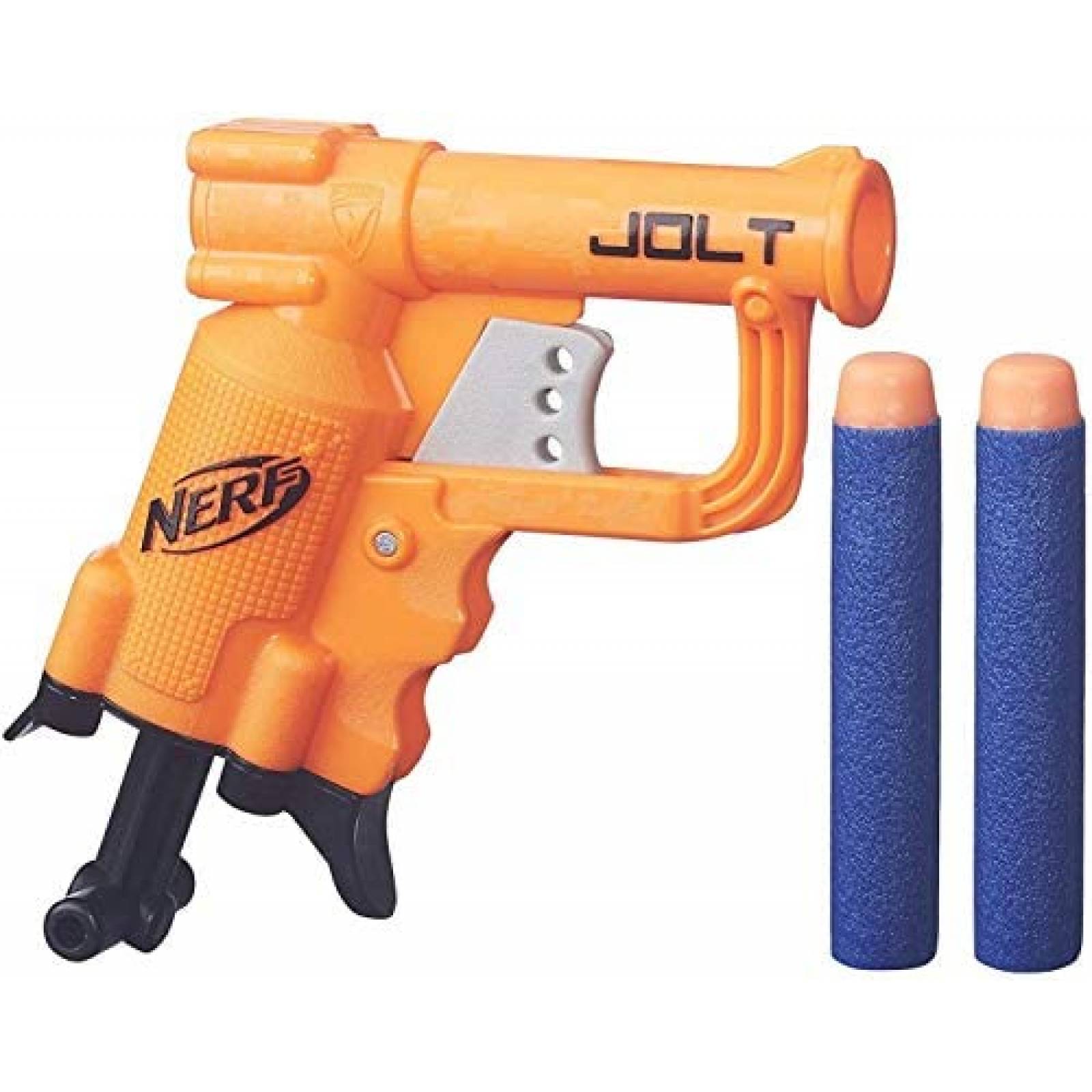 Pistola NERF N-Strike Elite con 2 Dardos de Espuma -Naranja 