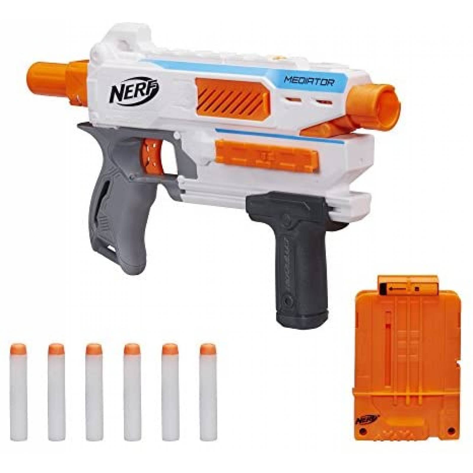 Pistola de Dardos NERF N-Strike Modulus Mediator c 6 Dardos