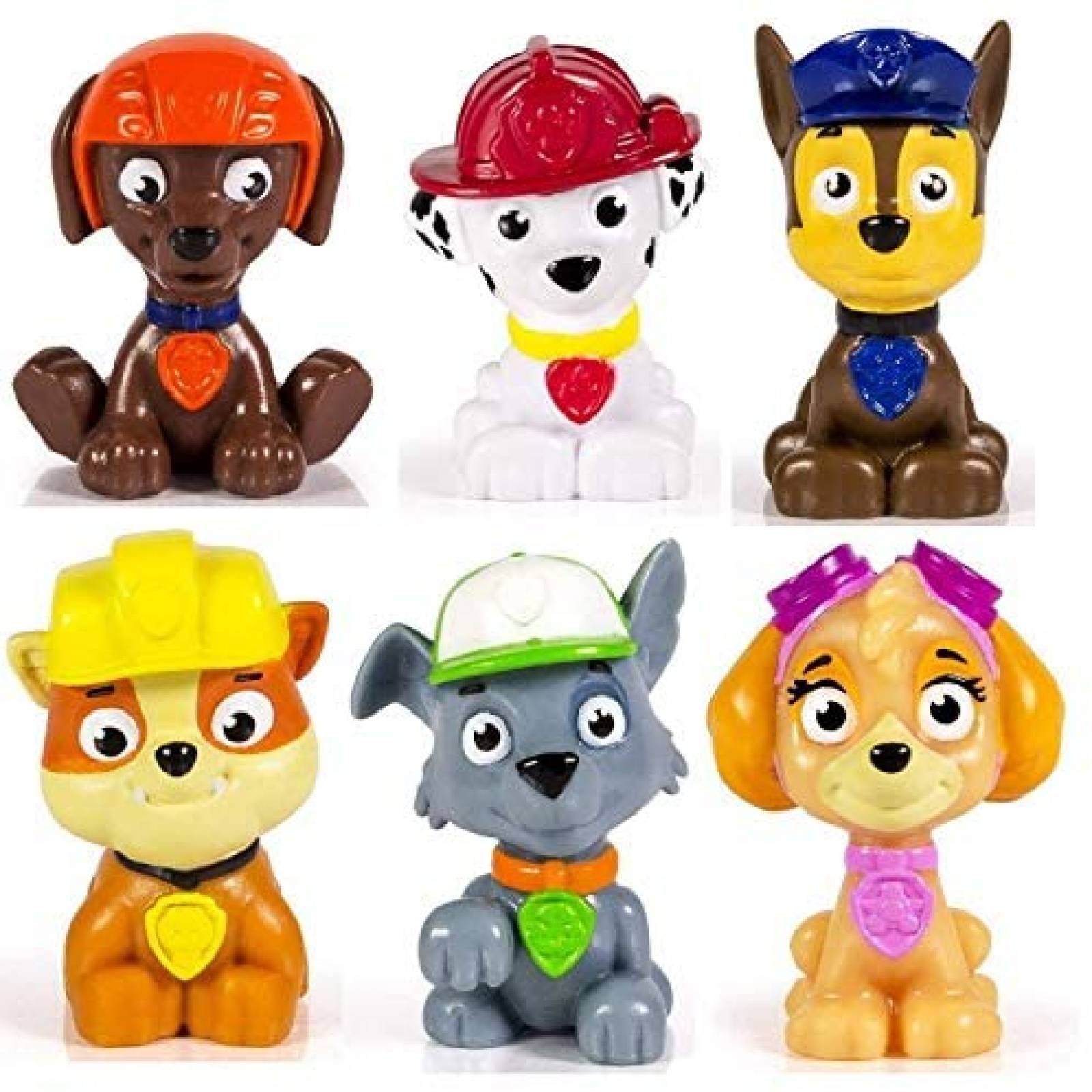 6 Figuras de Acción Spin Master Paw Patrol para Ninños 