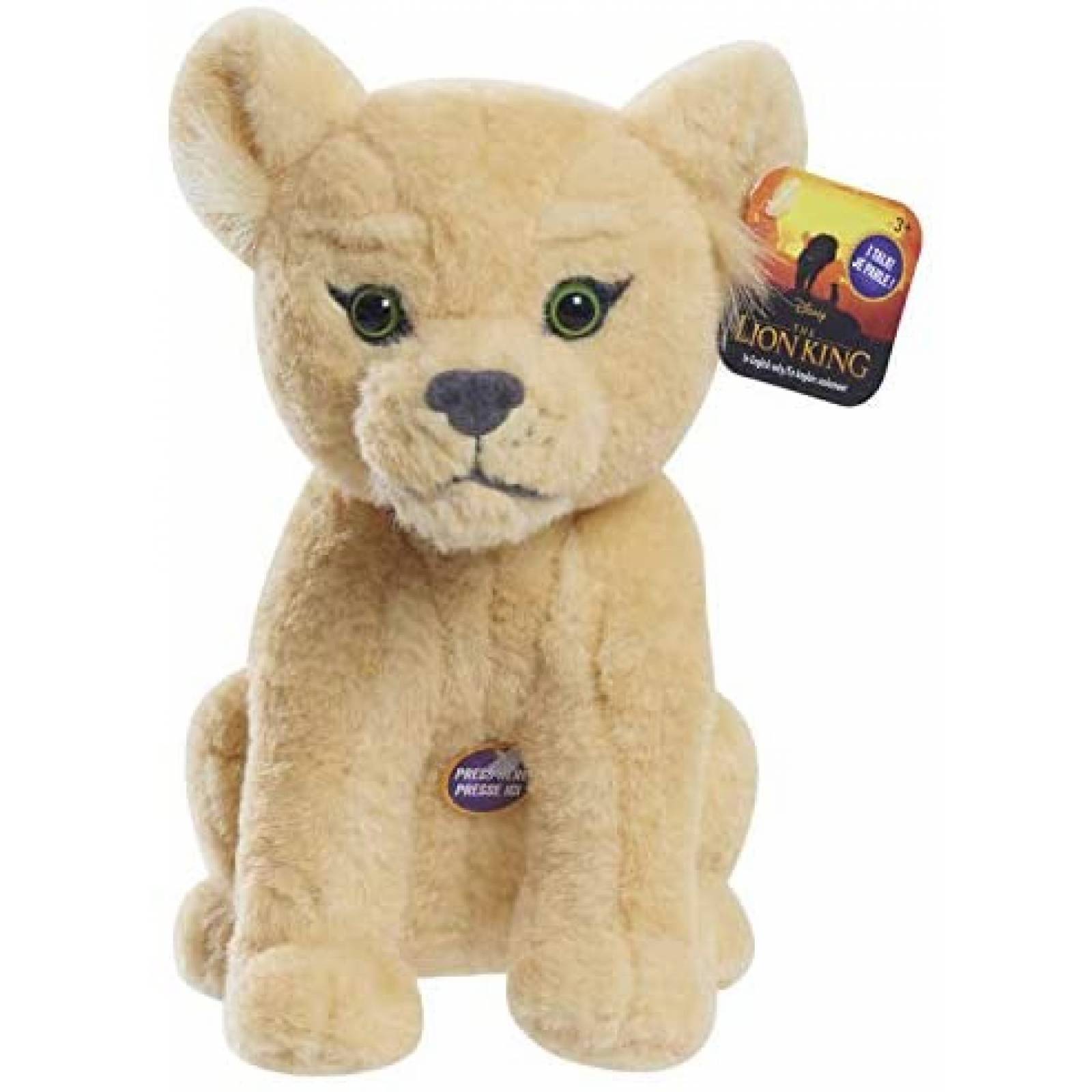 Peluche de Juguete Lion King Nala Rey León -Amarillo 
