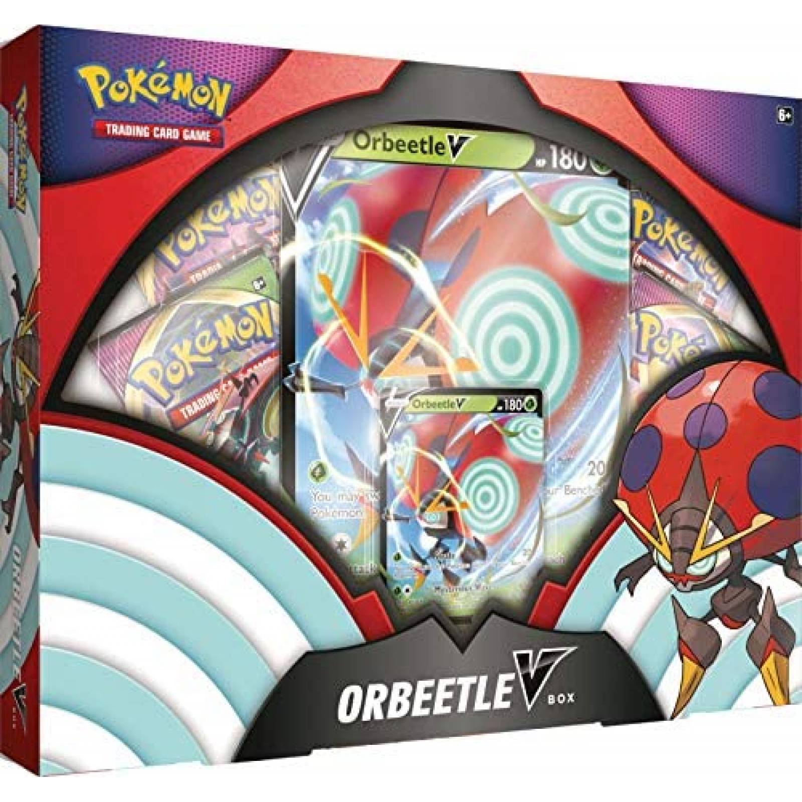 Kit de Pokemón Board Games Caja con Diferentes Juegos -Rojo