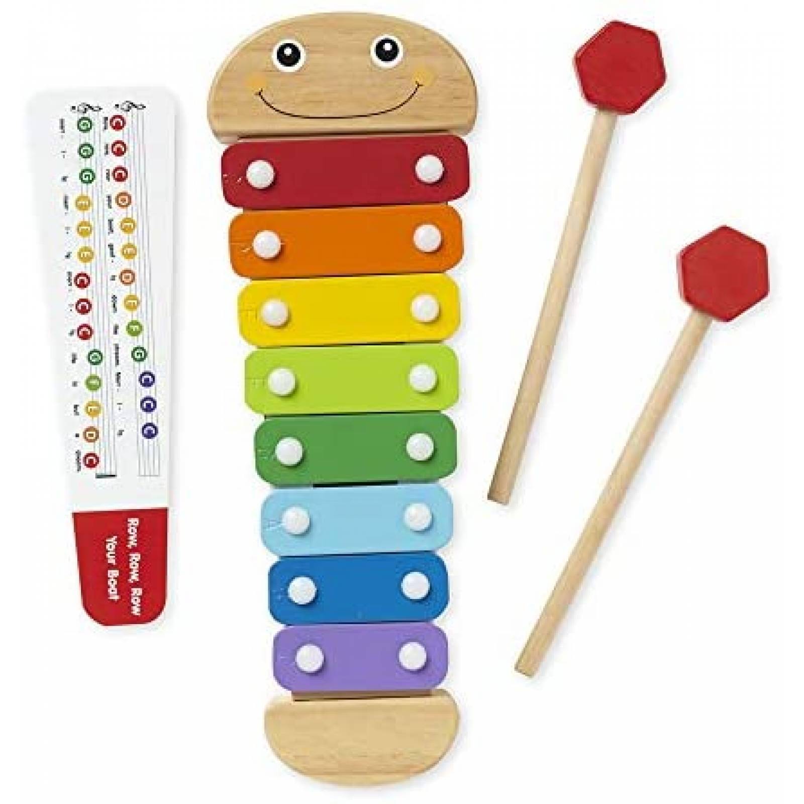 Xilófono Melissa & Doug Educativo para Niños -Multicolor 