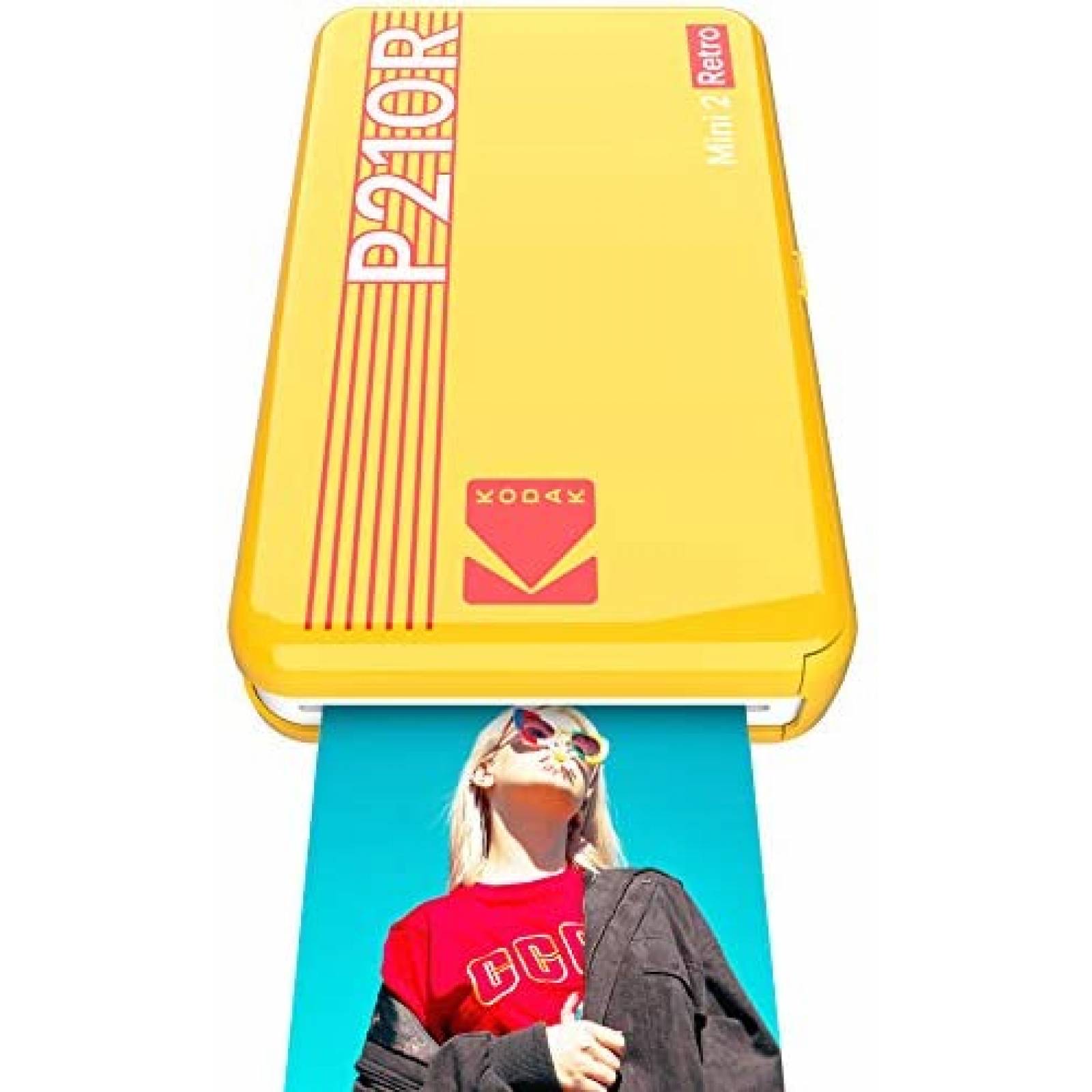 Impresora de Fotos KODAK P210RY Mini Retro Portátil 