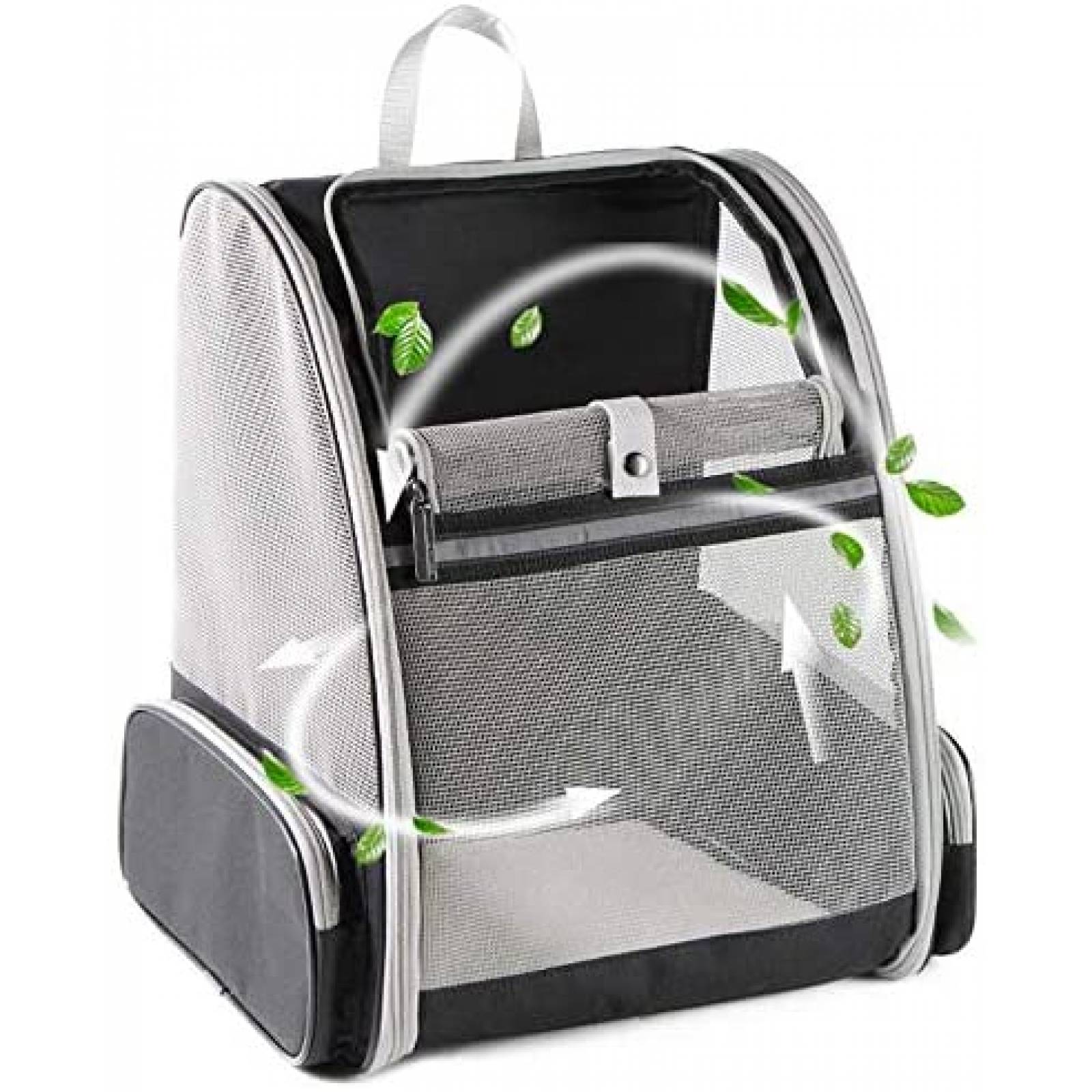 Mochila Texsens Transportadora de Mascotas 7.4'' -Gris 