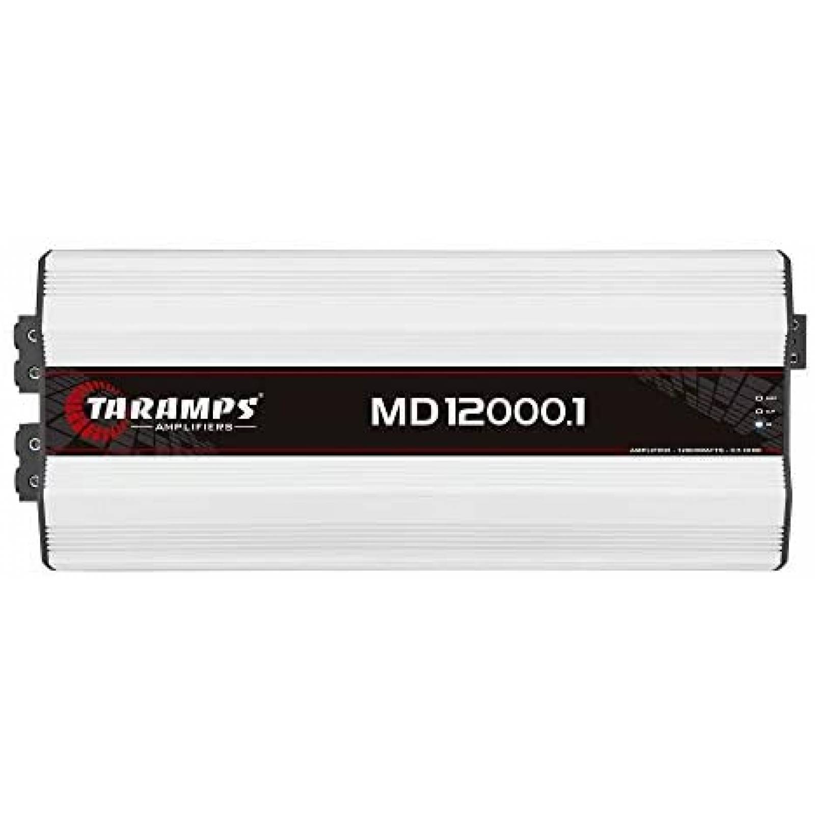 Amplificador de Audio Taramps 0.5 Ohm 12000 Watts -Blanco 