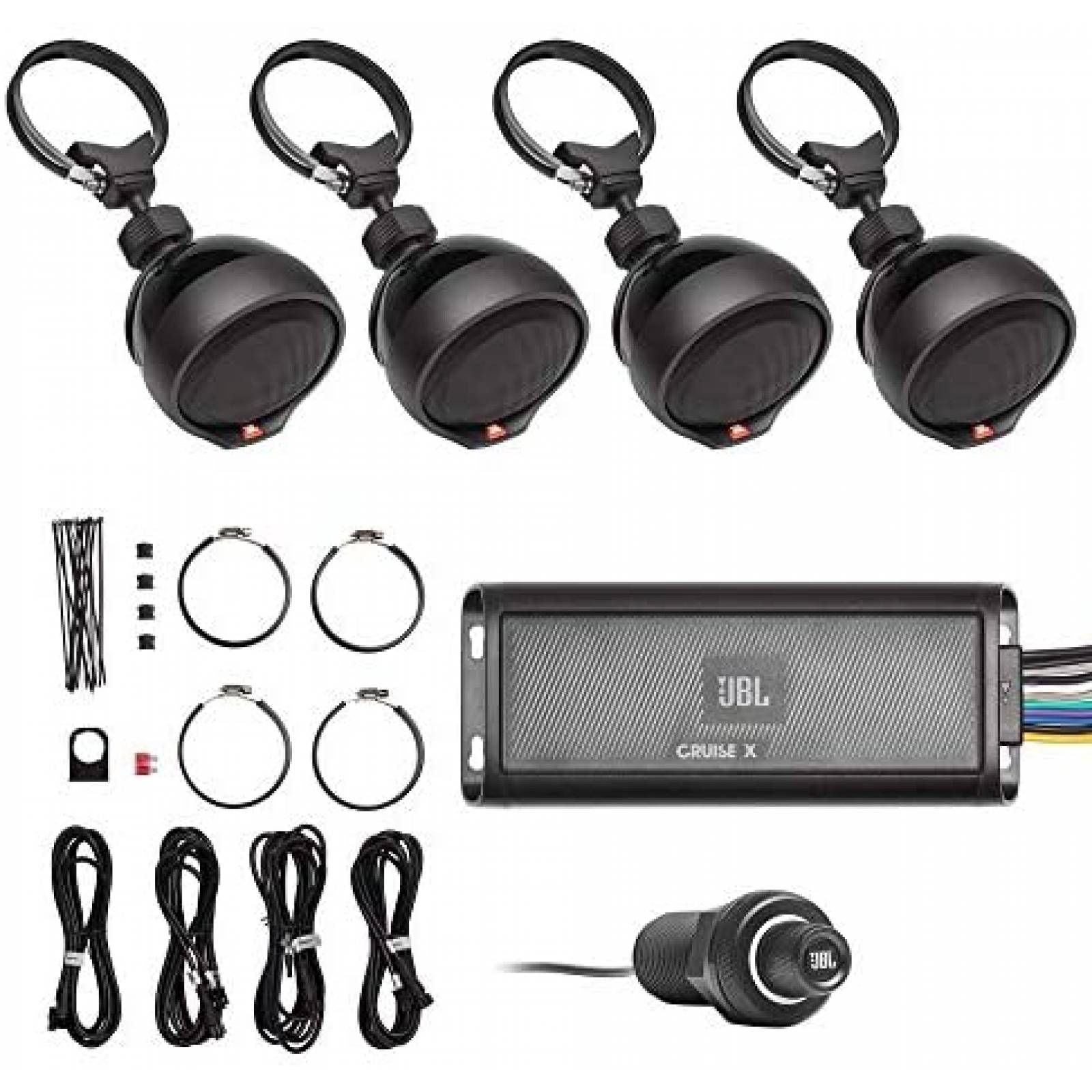 Sistema de Audio JBL de 4 Canales 4 Bocinas y Amplificador
