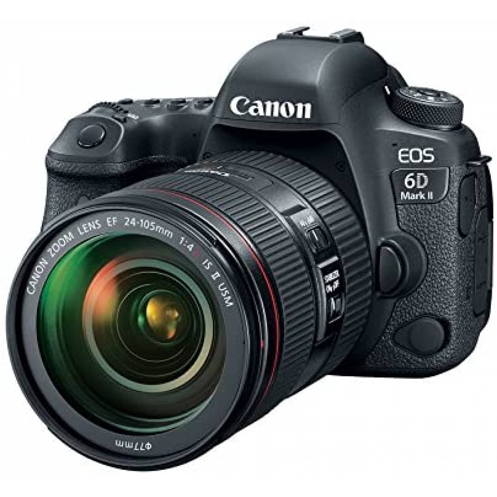 Cámara Digital Canon EOS 6D Mark II con Lente 24-105mm