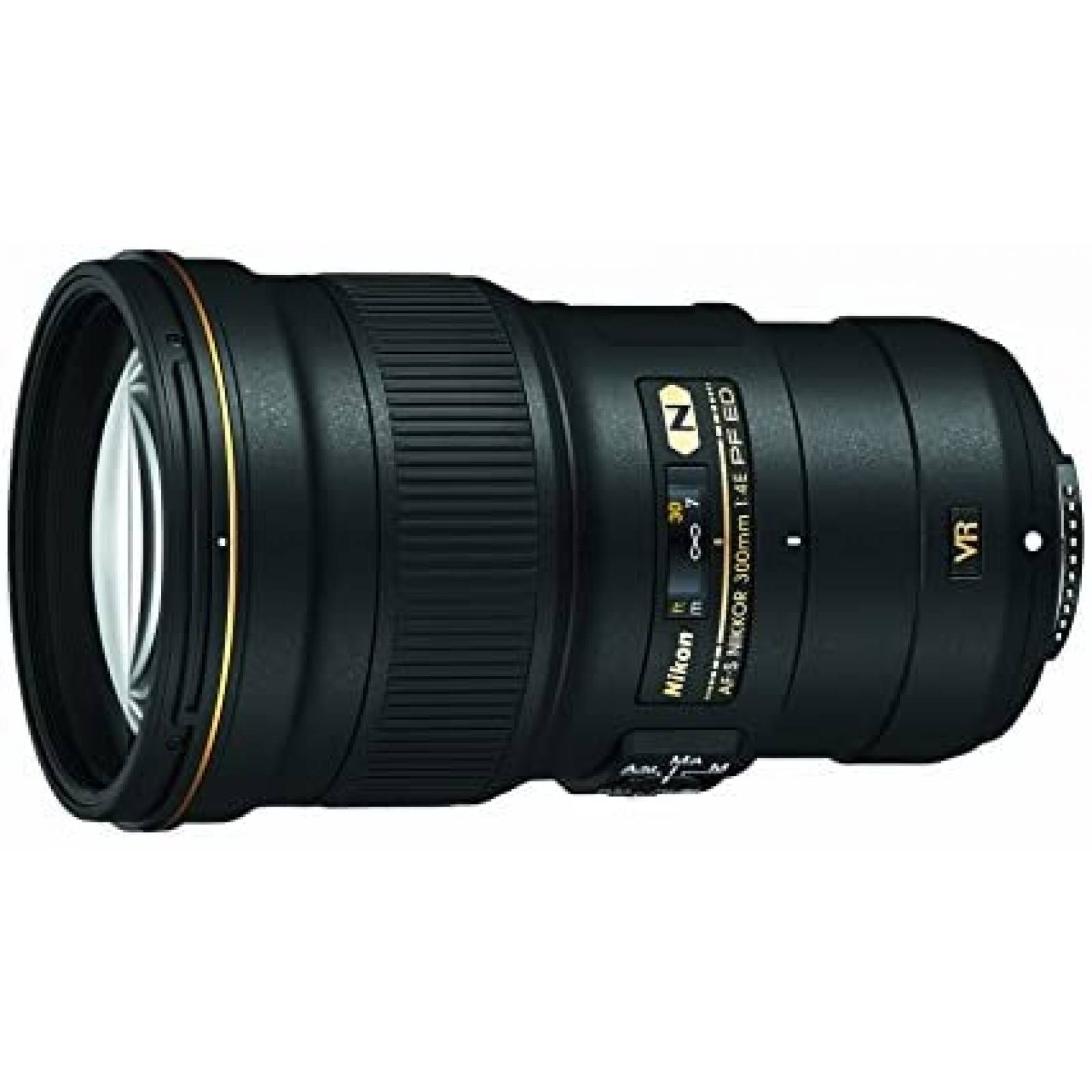 Lente de Cámara de Fotografía Nikon 300mm f/4E -Negro 