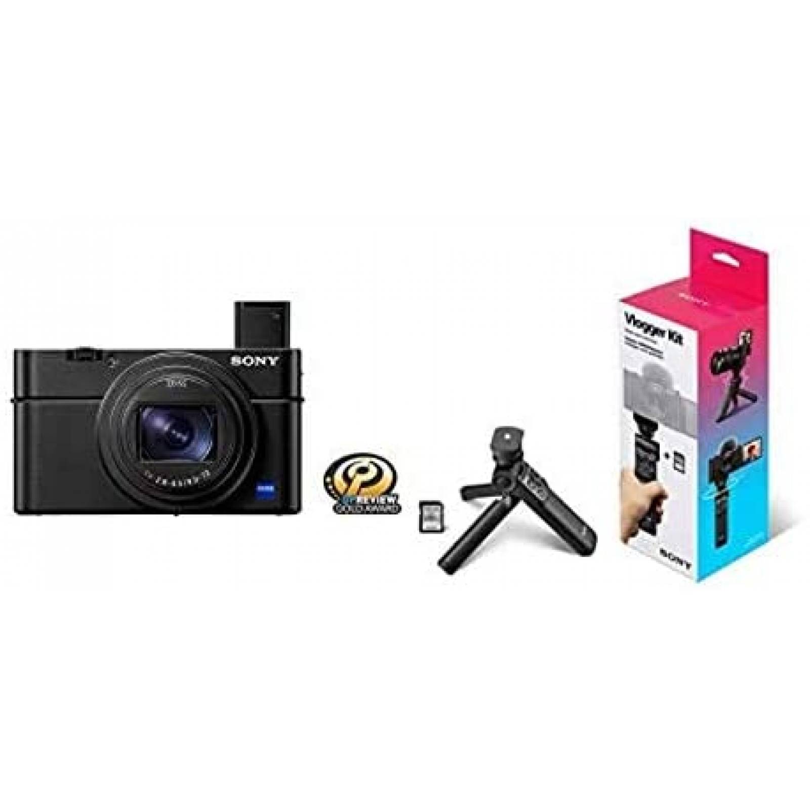 Cámara Digital Sony RX100 VII Compacta con Tripode -Negro 