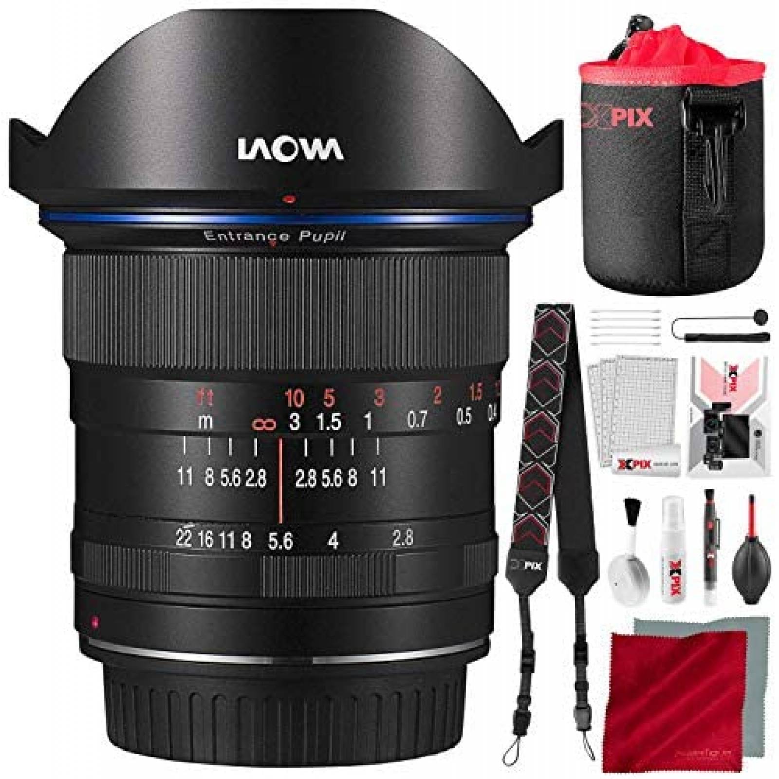 Lente de Fotografía Laowa 12mm f/2.8 + Accesorios -Negro 