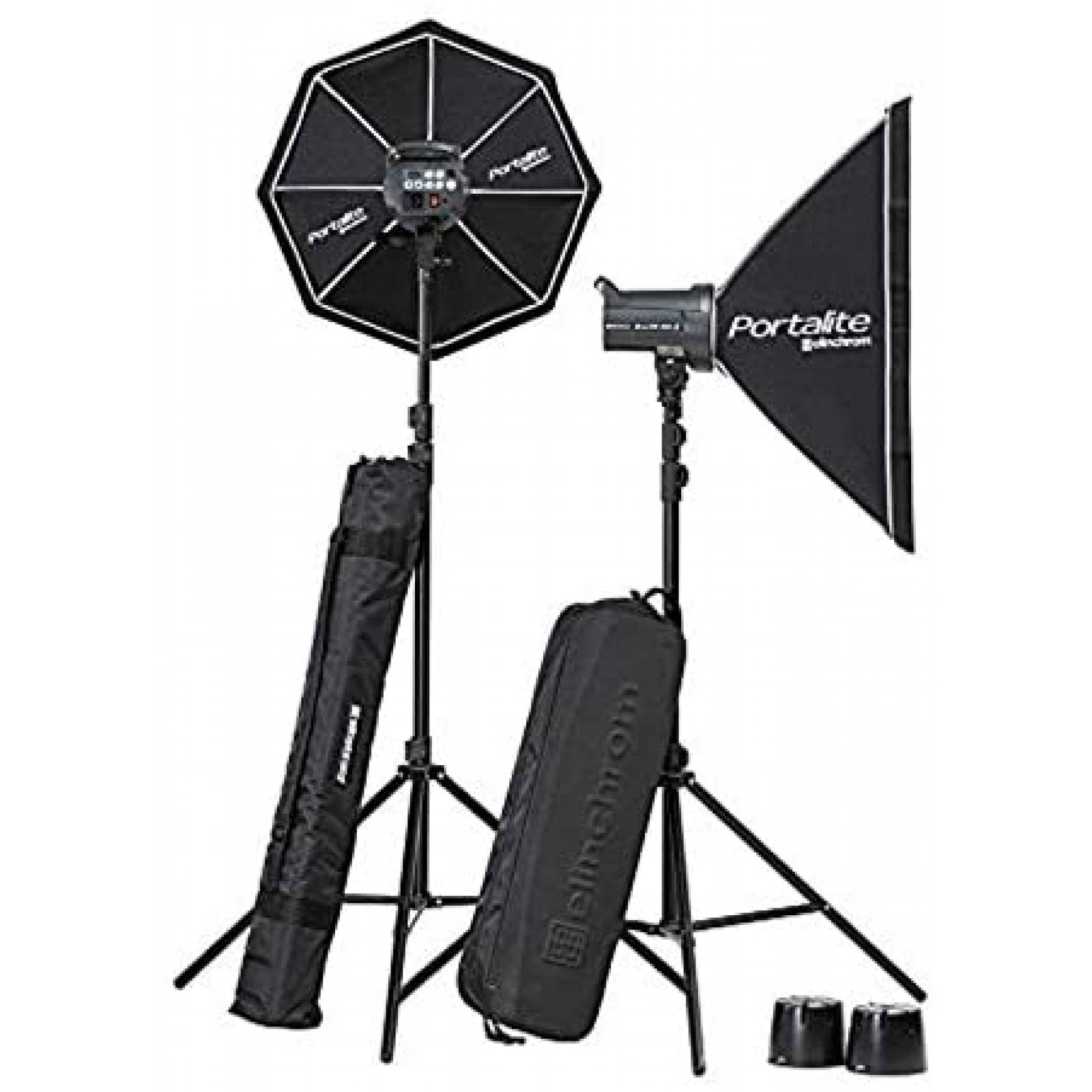 Kit de Iluminación Elinchrom D-LITE RX 100W -Negro 