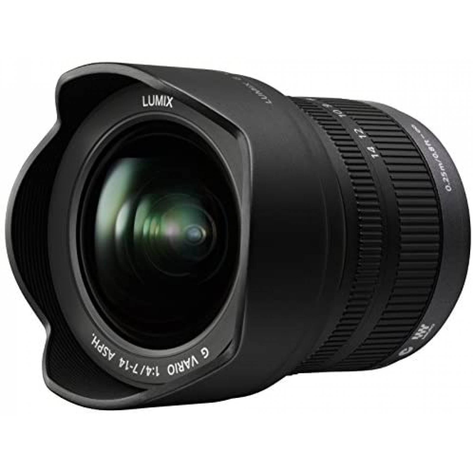Lente Panasonic G Vario 7-14mm F4.0 ASF Micro -Negro 