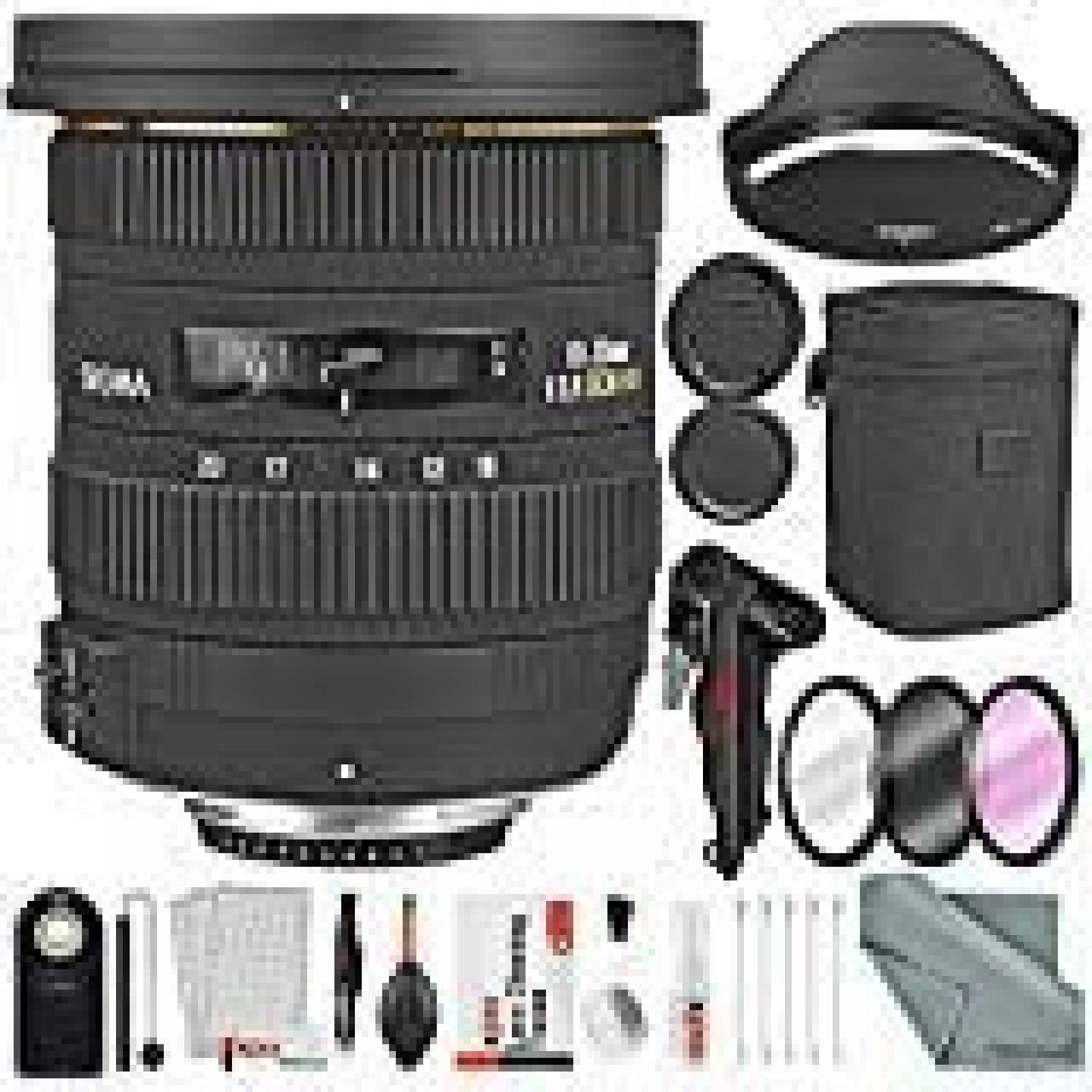 Lente de Cámara de Fotografía Sigma 10-20mm f/3.5 -Negro 