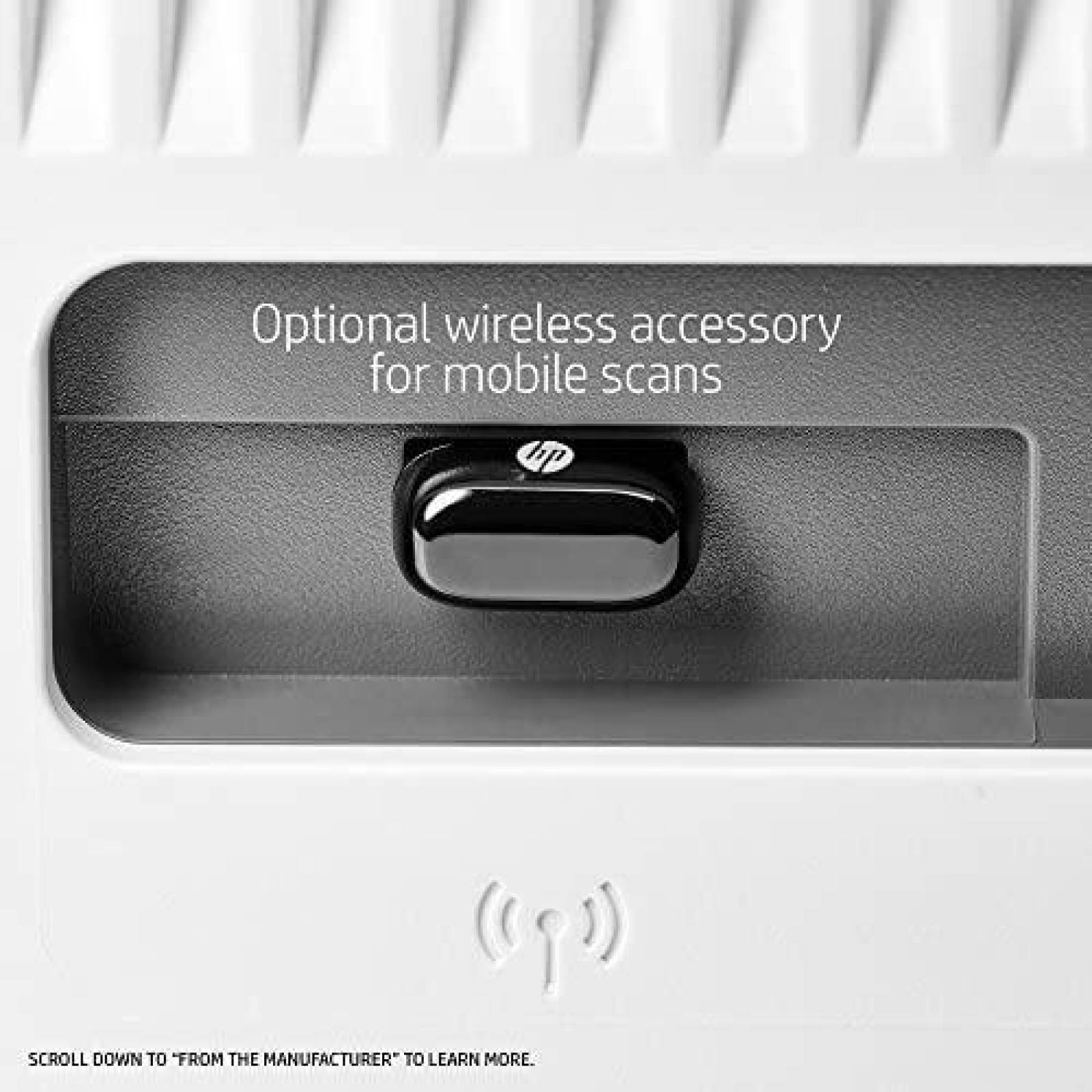 Escaner HP Blanco y Negro y Color 7.79"x12.2"x7.48" -Blanco