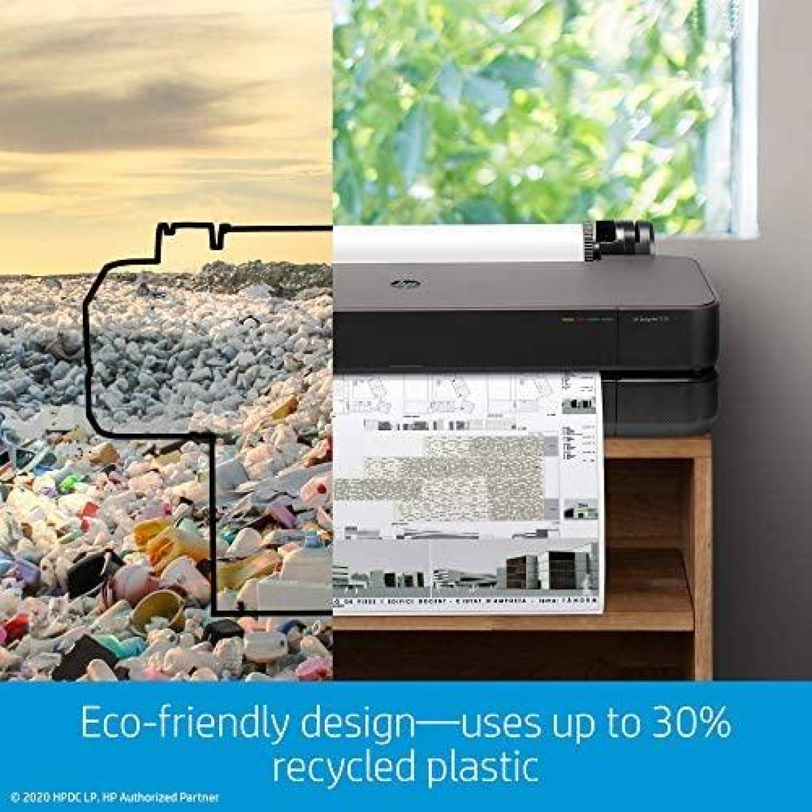 Impresora HP DesignJet T210 24'' Hasta 45 ppm -Negro