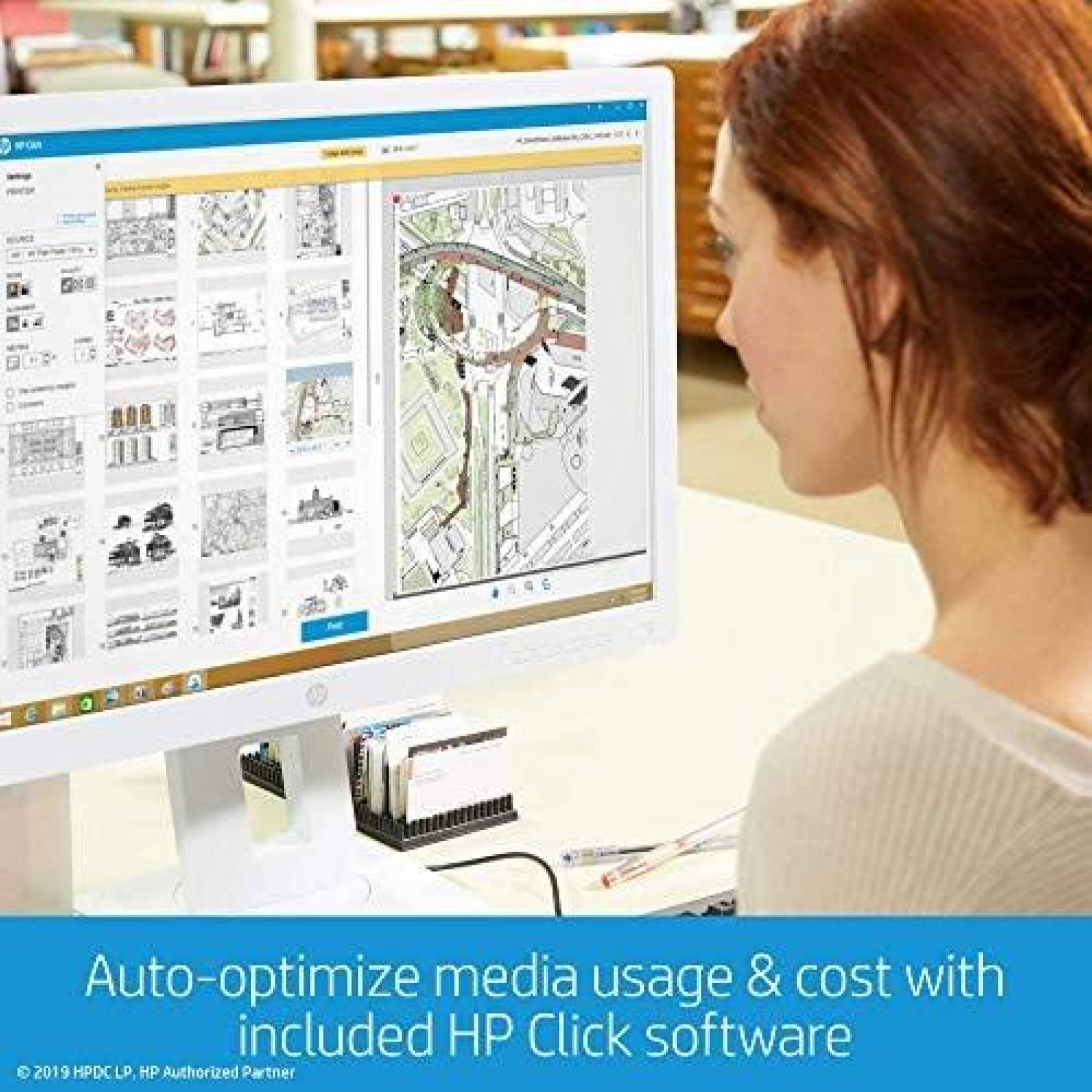 Impresora HP DesignJet T210 24'' Hasta 45 ppm -Negro