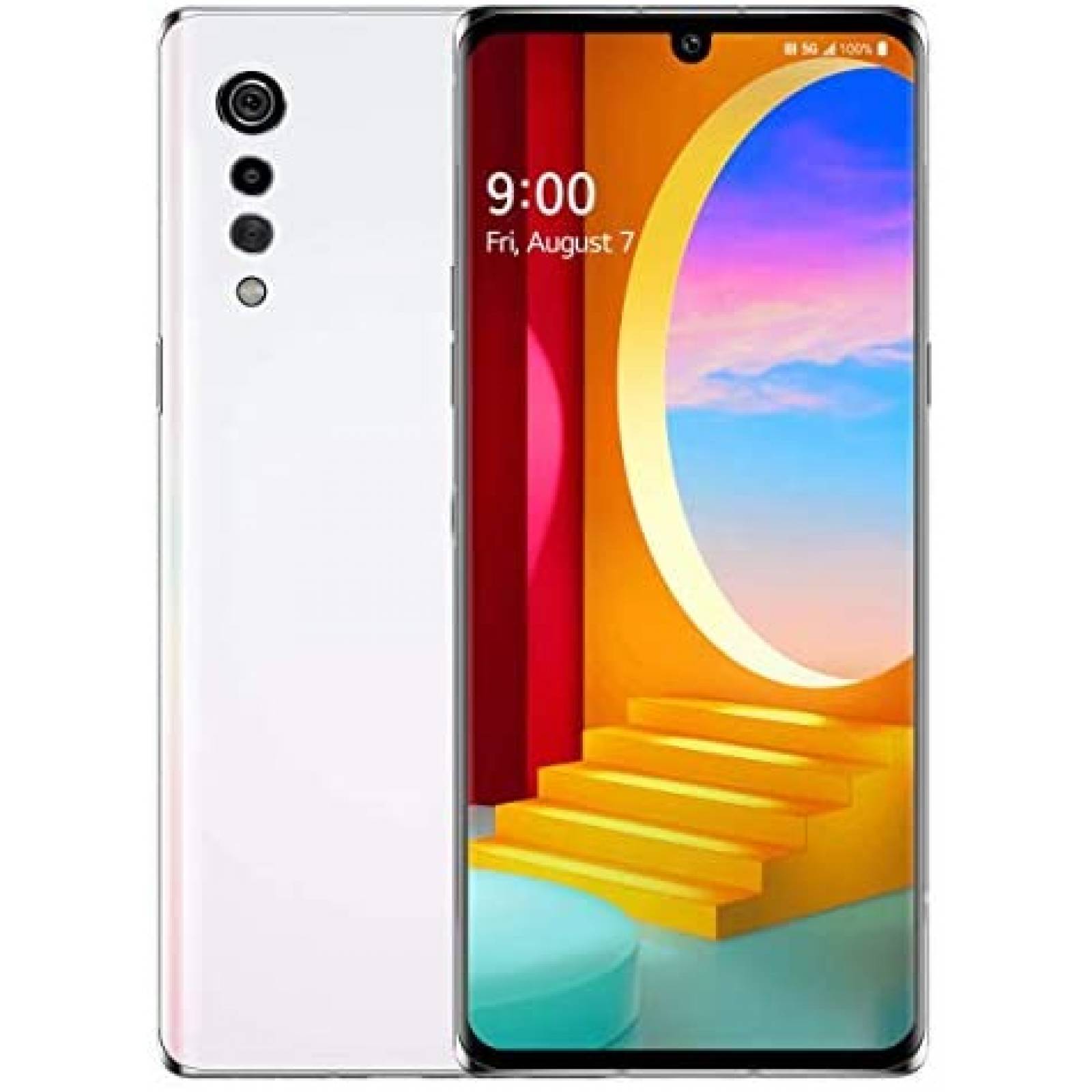 Celular LG Velvet 6.8'' 5G 6GB RAM 128GB 48MP 4K -Blanco