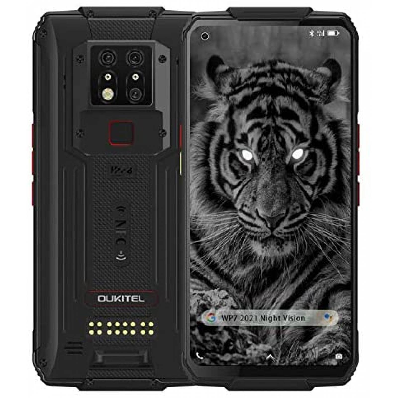 Celular OUKITEL WP7 6.53'' 6GB + 128GB 4G Android -Negro