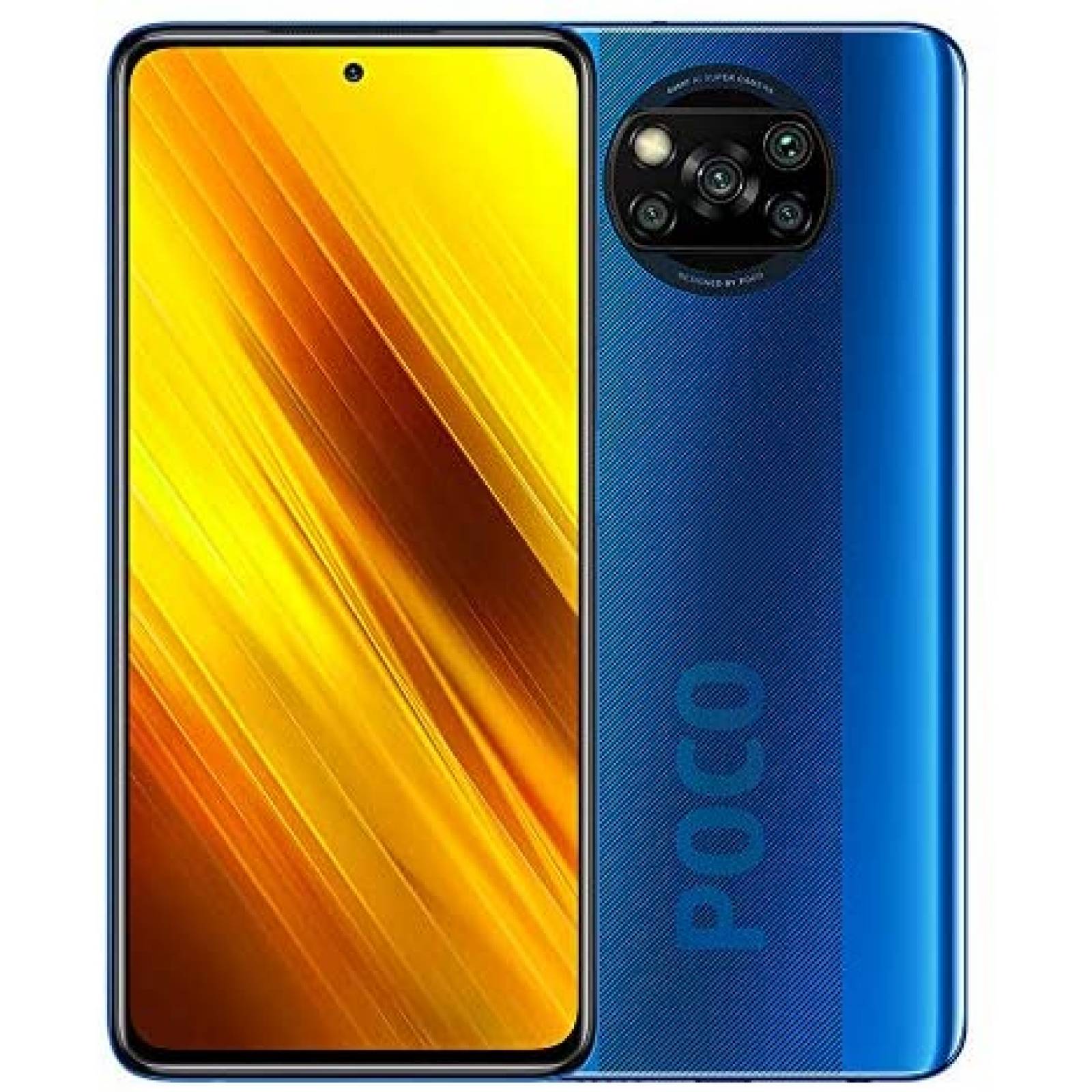 Celular Xiaomi Poco X3 6 GB + 128 GB 6.67'' Android 10 -Azul