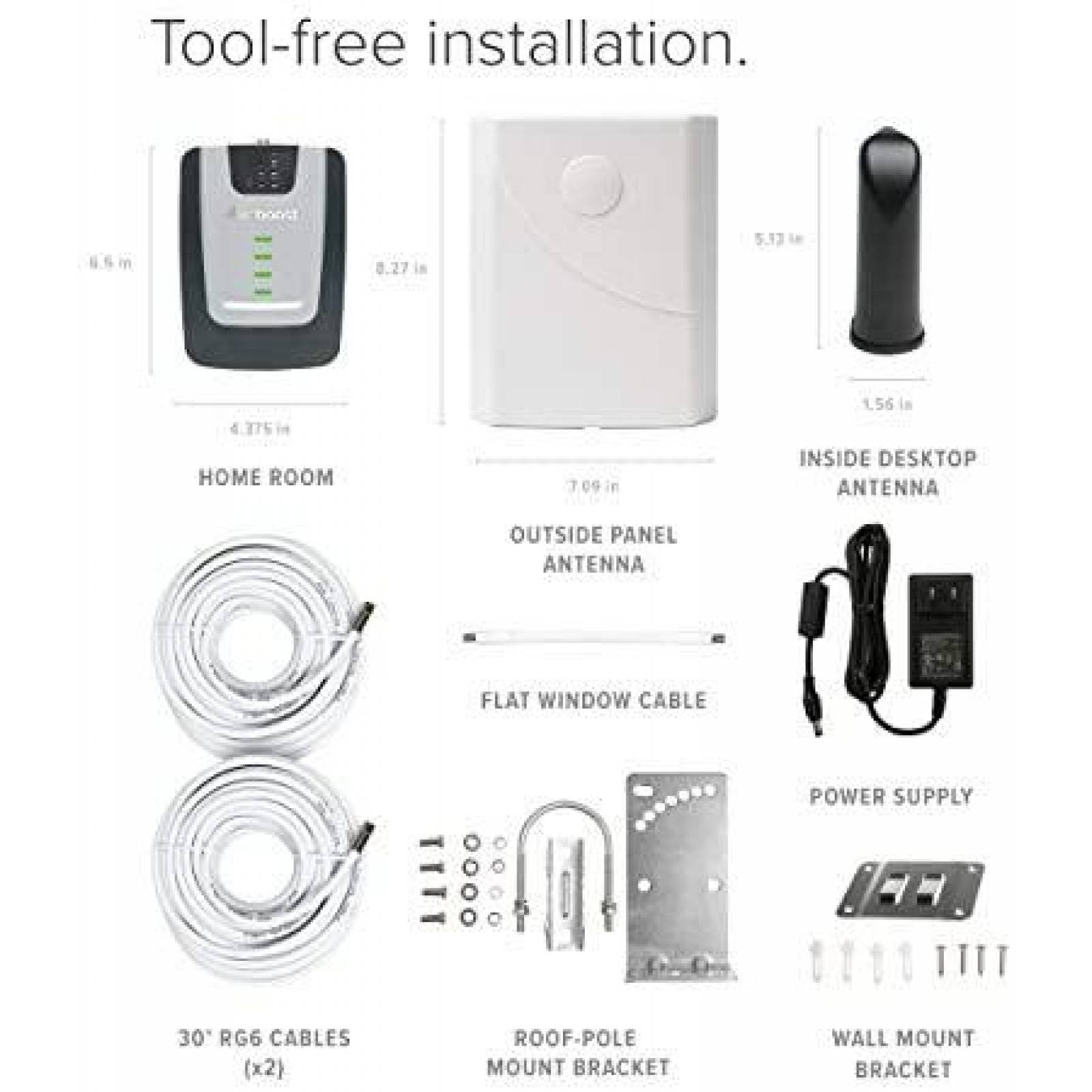 Amplificador de Señal weBoost 472120 para Telefono Celular