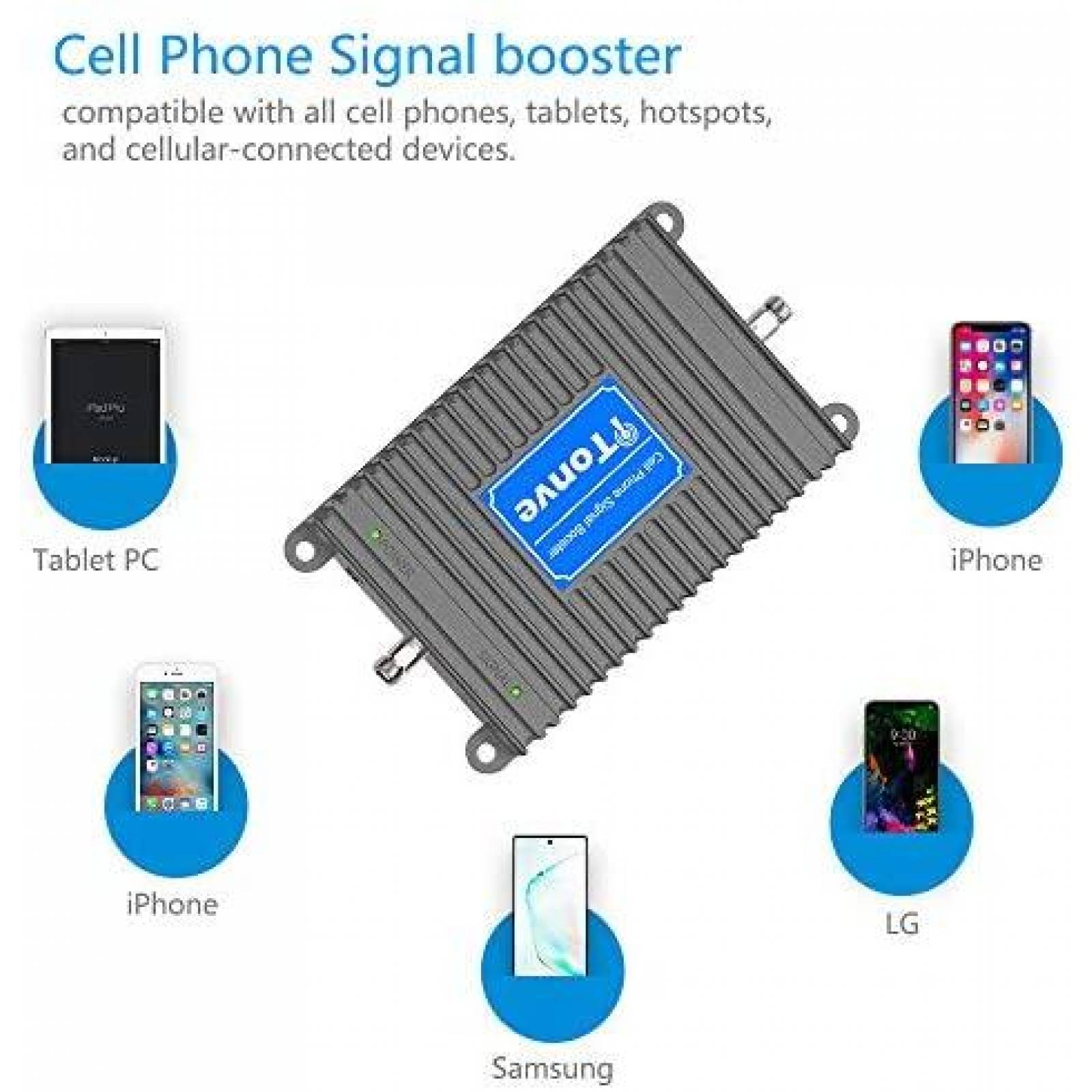 Extensor de Señal Tonve Casera 4G LTE 700Mhz -Blanco