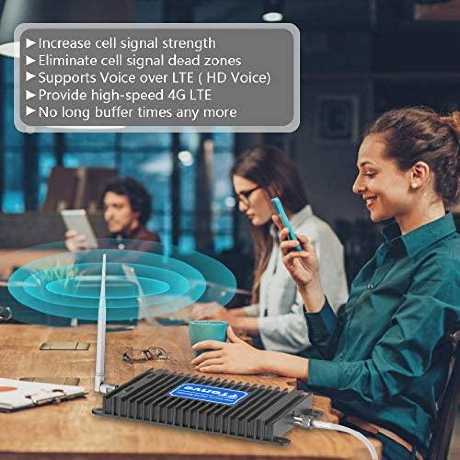 Extensor de Señal Tonve Casera 4G LTE 700Mhz -Blanco