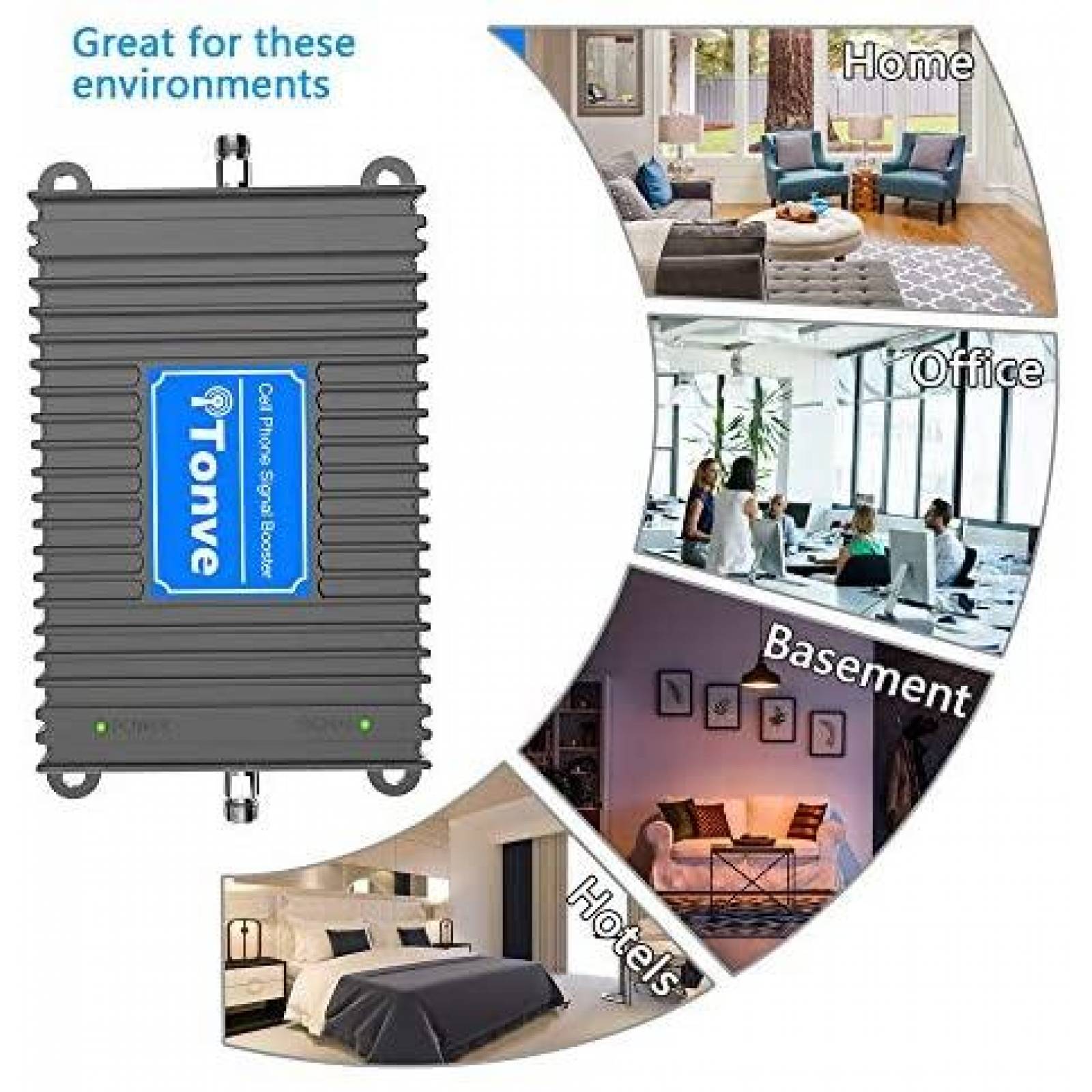 Extensor de Señal Tonve Casera 4G LTE 700Mhz -Blanco