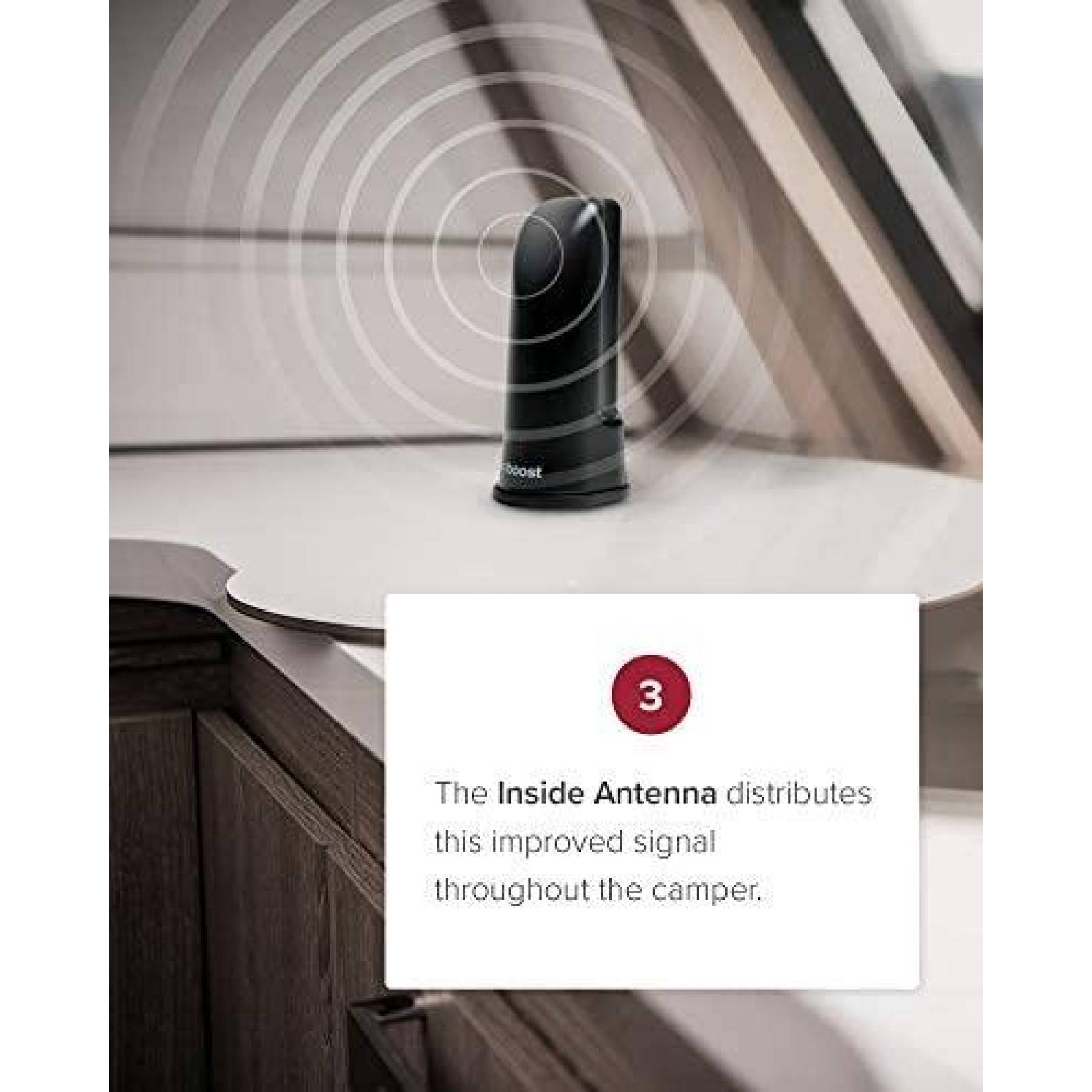 Amplificador de Señal weBoost Reach RV de Telefono para RV's