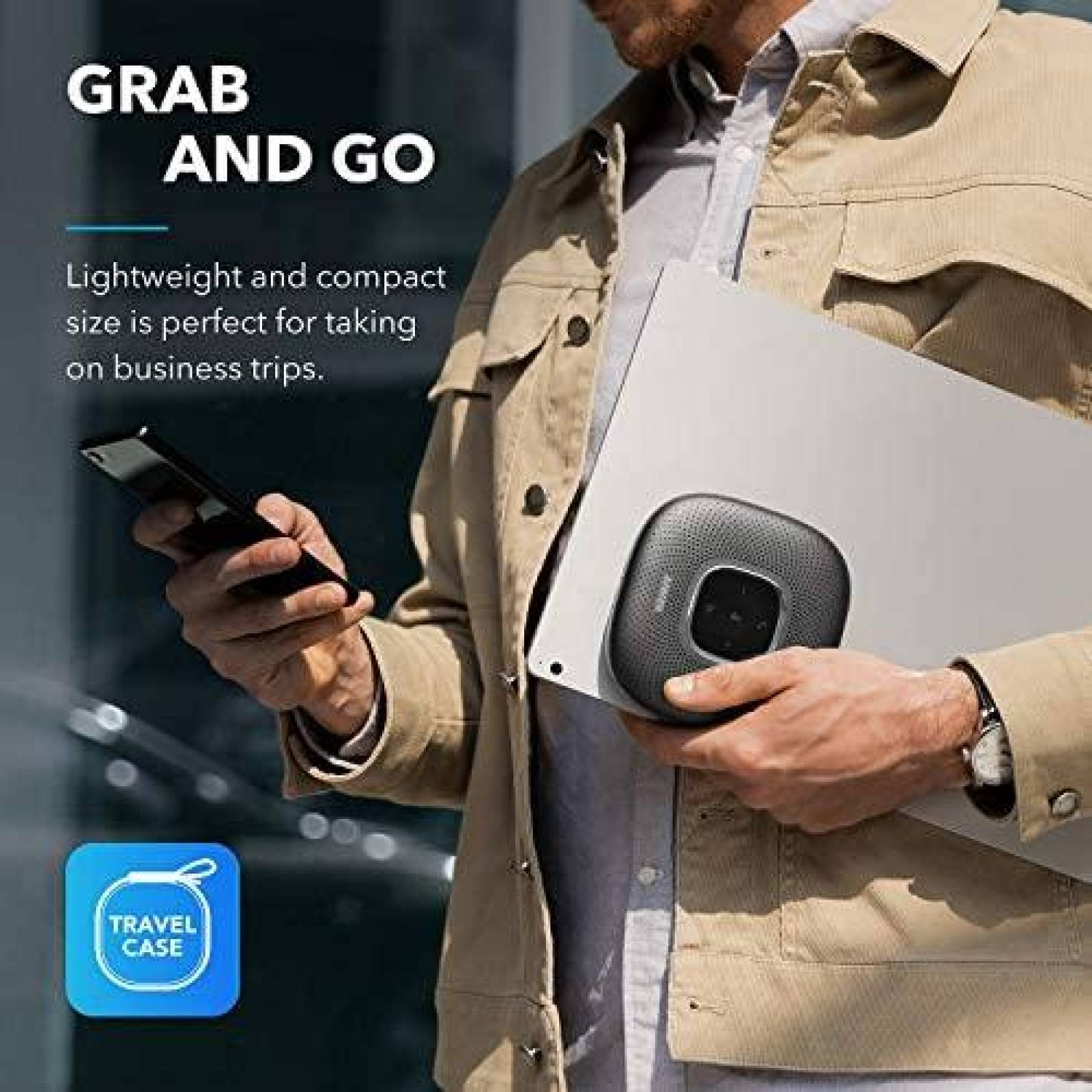 Bocina Anker A3301011 24 Hrs USB C Bluetooth 6700mAh -Negro