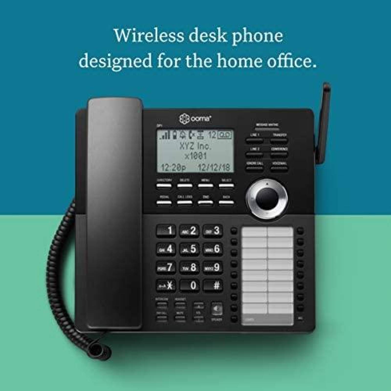 Sistema de Telefonos Ooma para Home Office con Altavoz