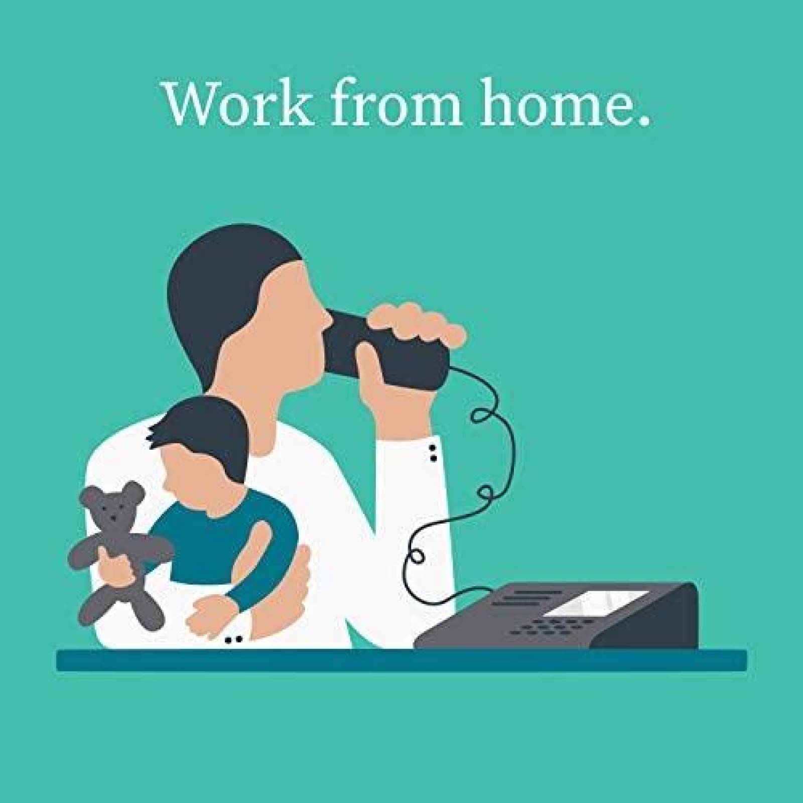 Sistema de Telefonos Ooma para Home Office con Altavoz