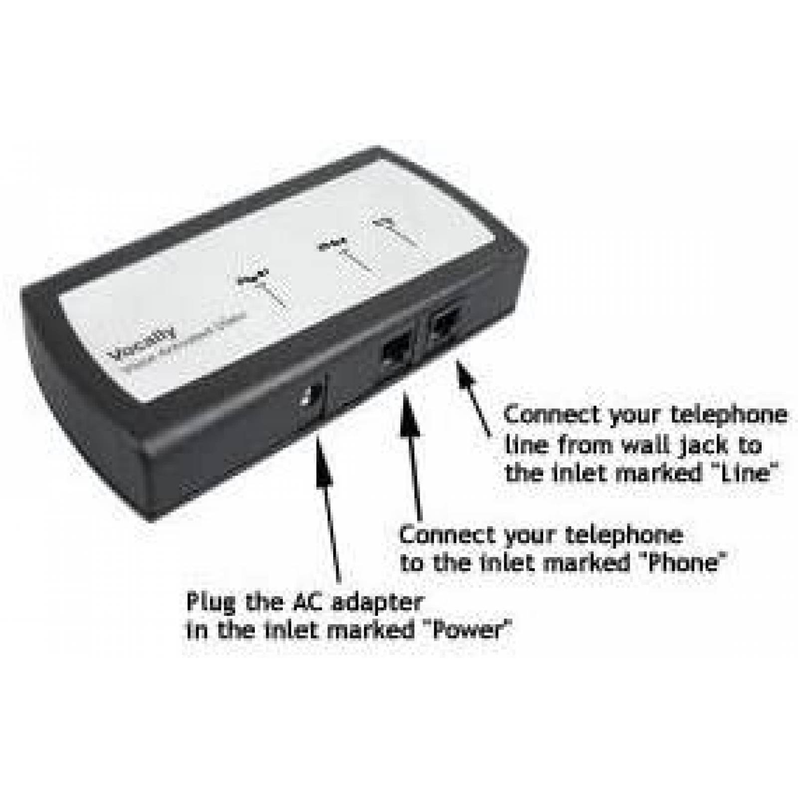 Marcador telefonico Vocally Ap5000 Activacion por voz -Negro