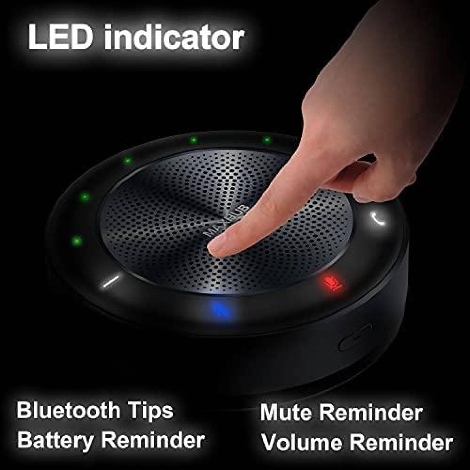 Altavoz MAXHUB BM21 Bluetooth 6 Microfonos Inlambrico 16.4'