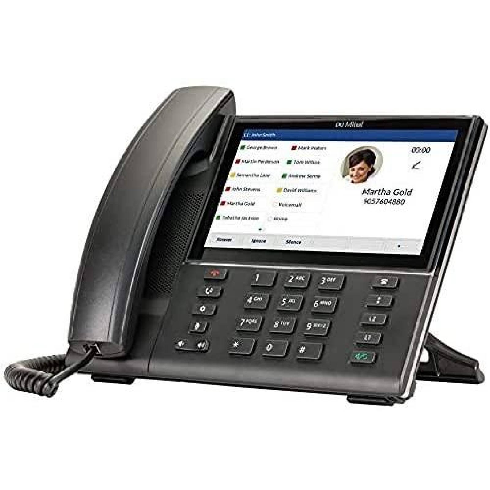 Telefono Mitel 6873i SIP Pantalla Tactil LCD 7'' -Negro