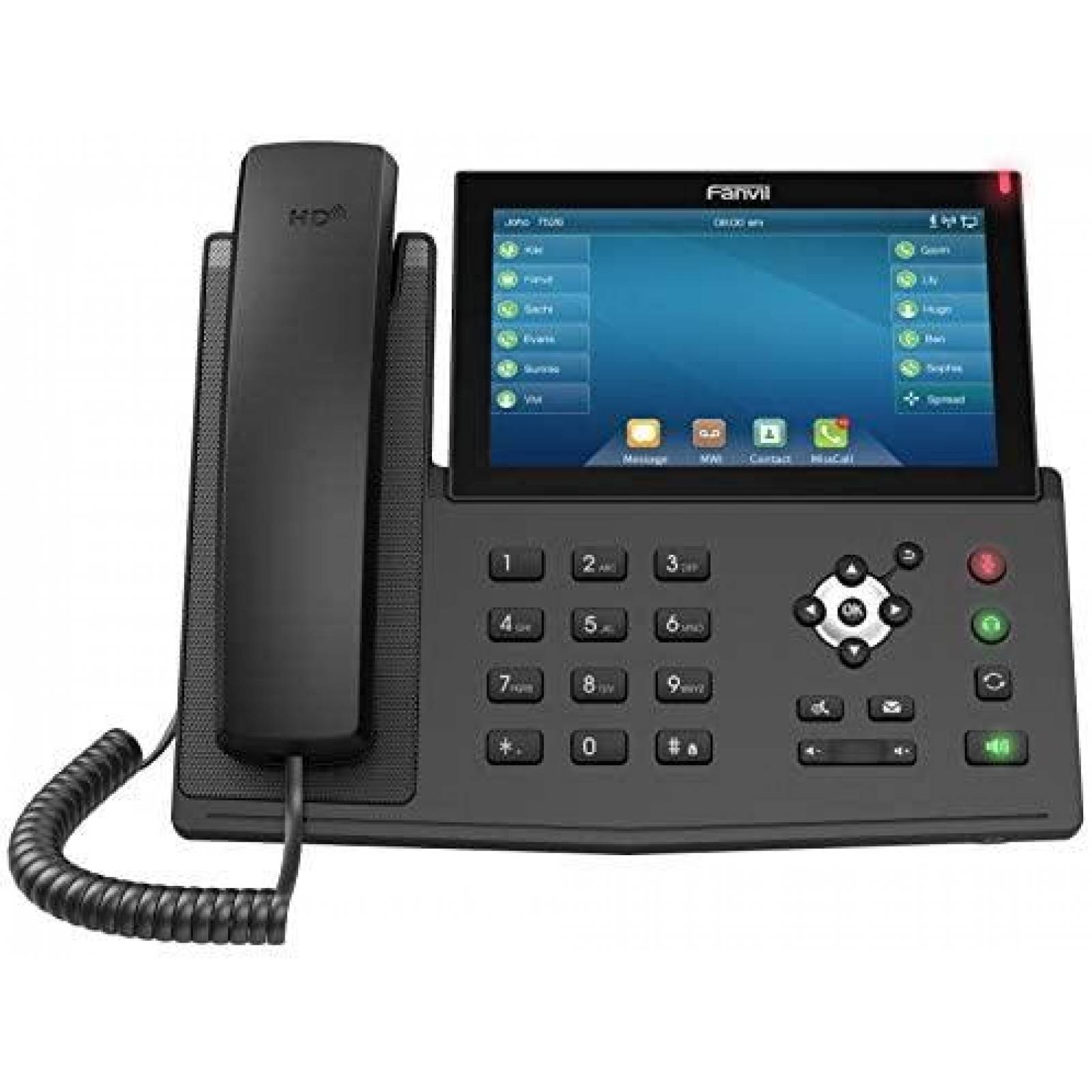 Telefono Fijo Fanvil X7 Pantalla Tactil de 7" -Negro