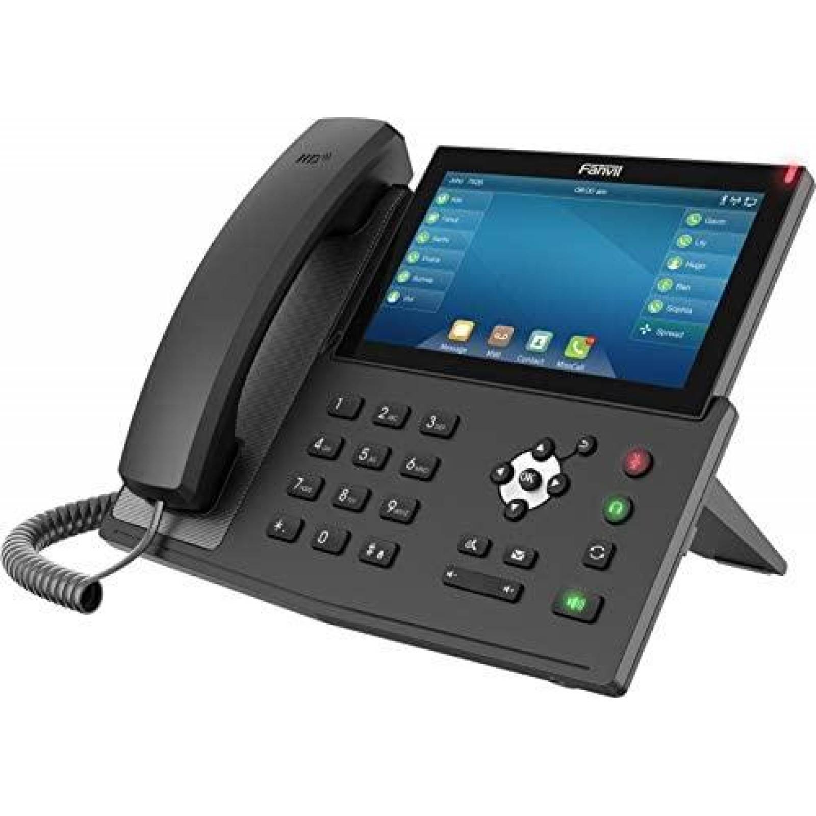 Telefono Fijo Fanvil X7 Pantalla Tactil de 7" -Negro