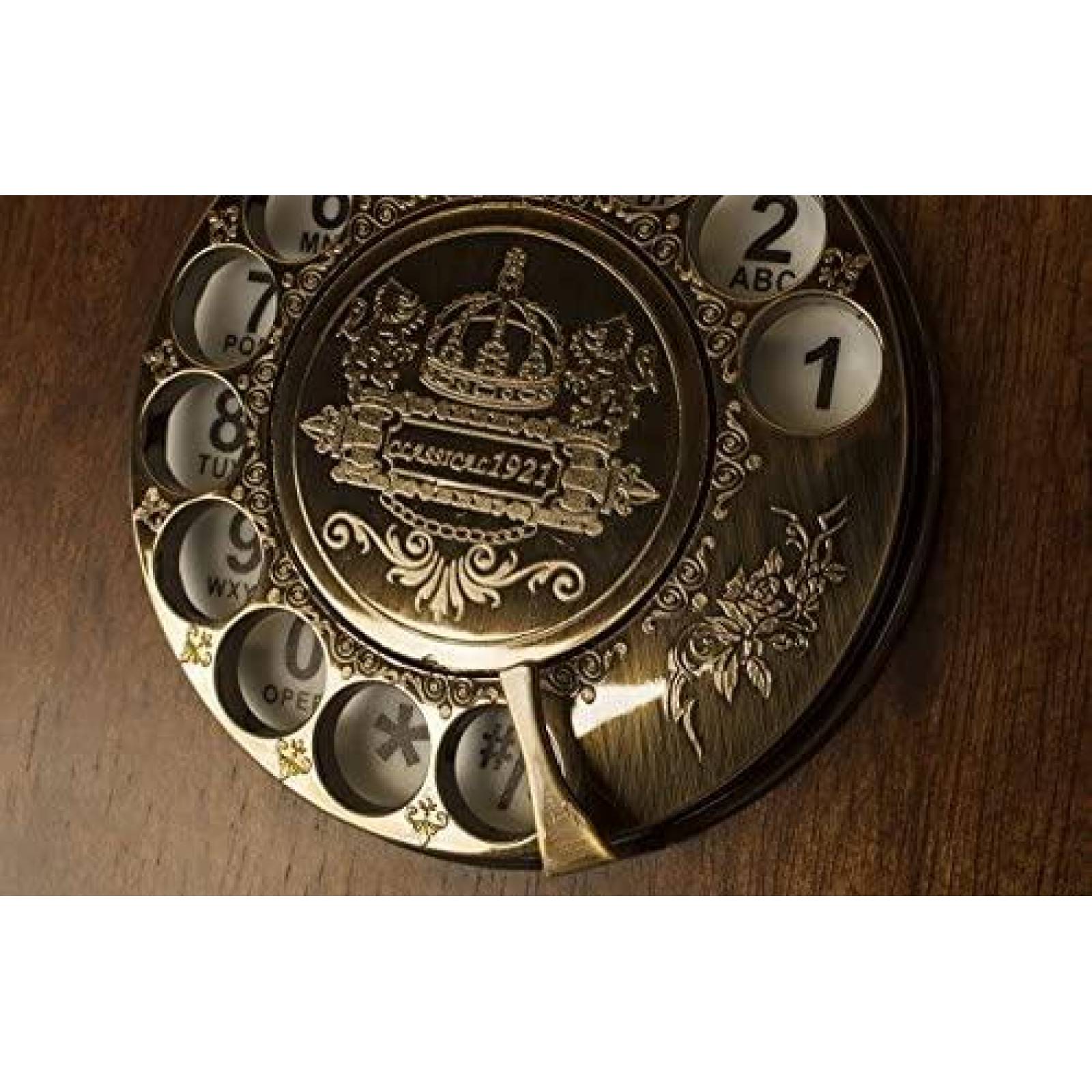 Telefono Opis Technology Modelo D Antiguo en Pared -Madera