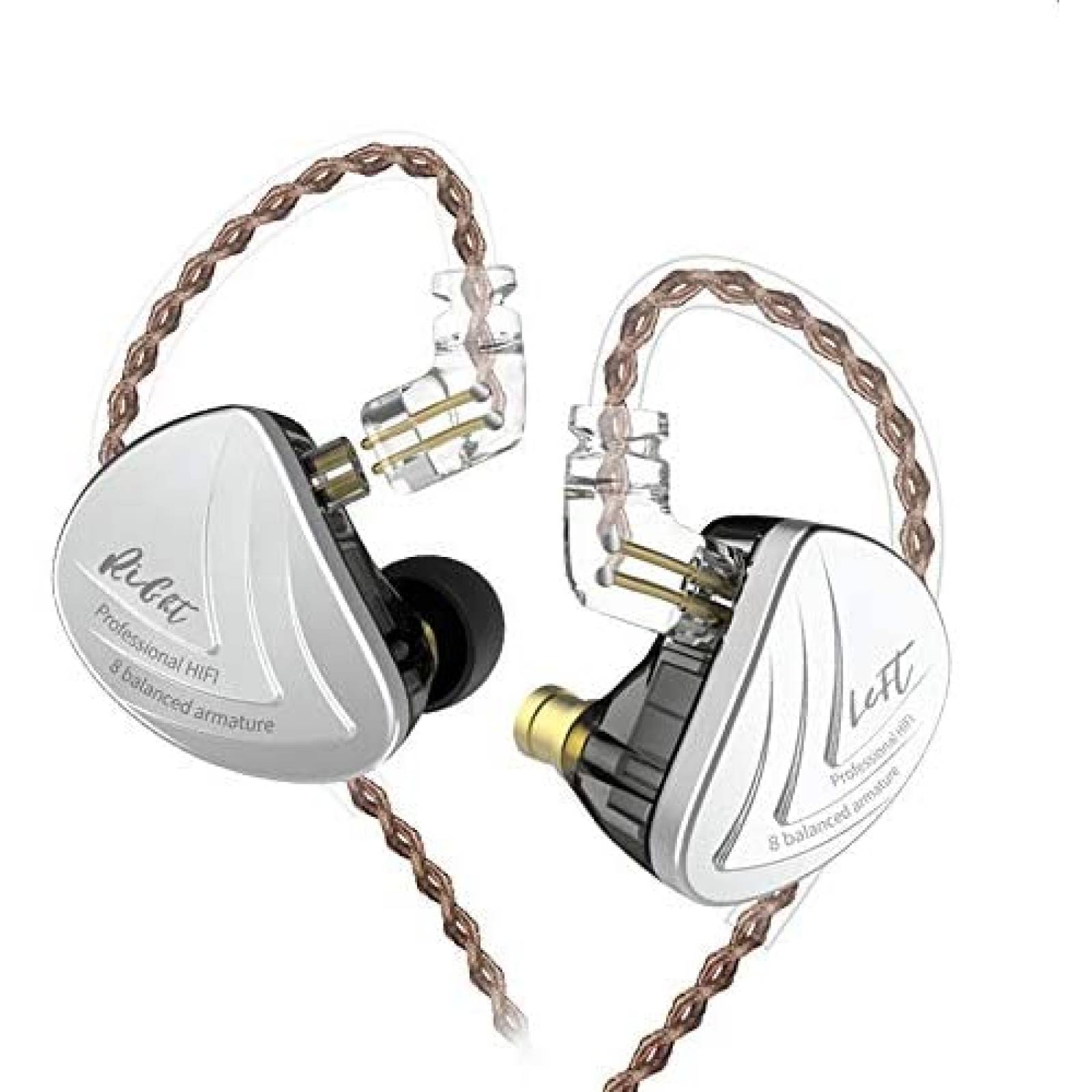 Auriculares Yinyoo KZ AS16 Cable conexión de audio de 3.5mm