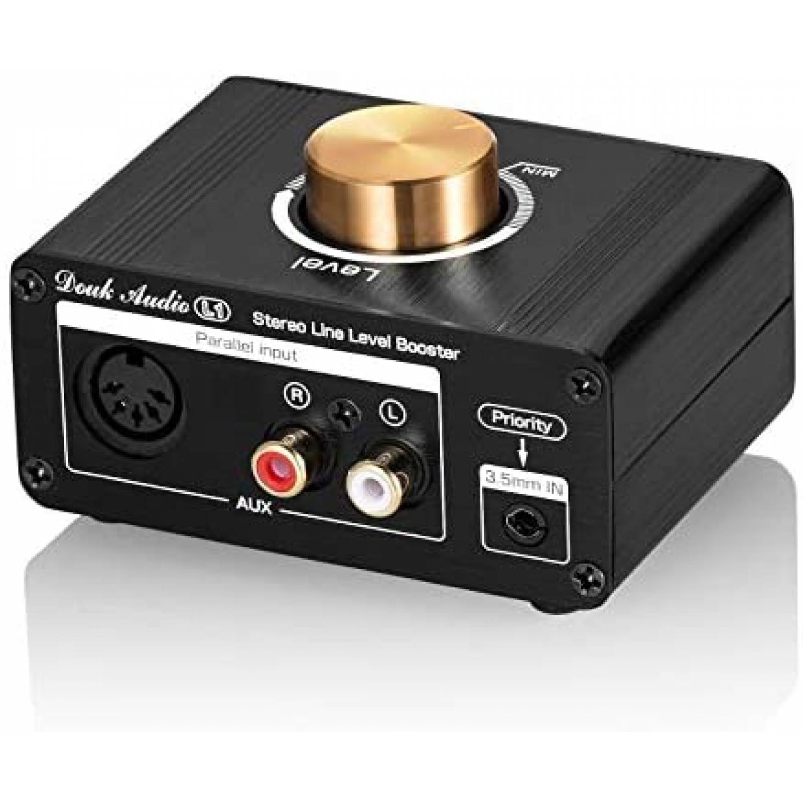 Amplificador de Audio Douk Audio AUX RCA 20dB 5-24V -Negro 