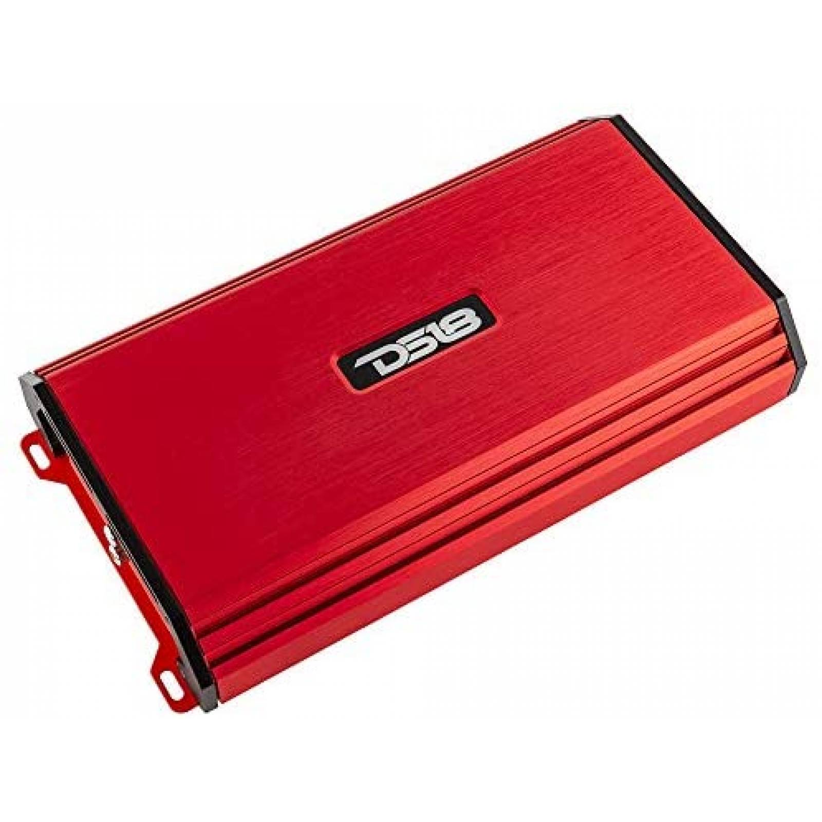Amplificador DS18 1600v 2 Canales de Audio para Auto -Rojo 