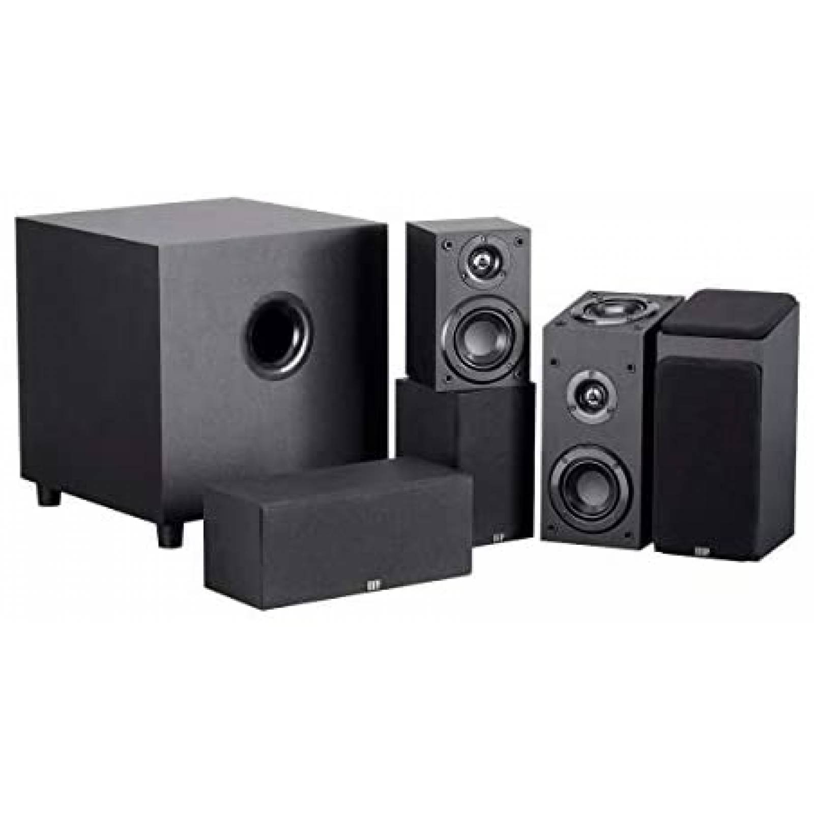 Home Theater Monoprice 133831 5.1.2-Ch 8'' 200 Watt -Negro 