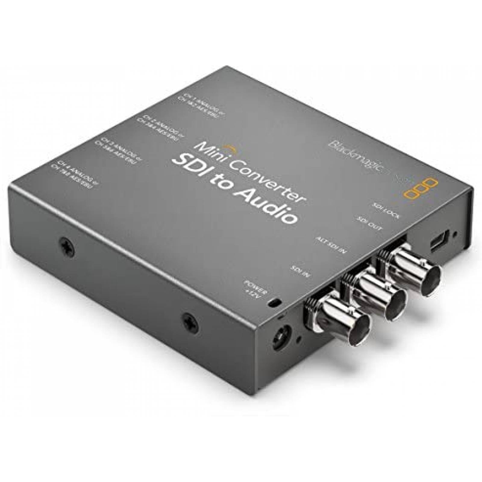 Convertidor Mini Blackmagic convmcsaud 3GB SD/HD -Negro 