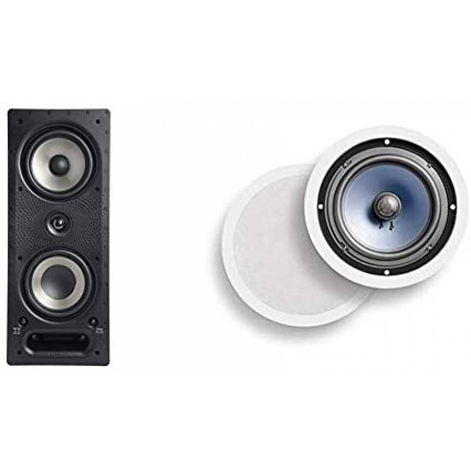 Bocinas Polk Audio 265-RT y RC80i 7.9'' de 2 vías Premium